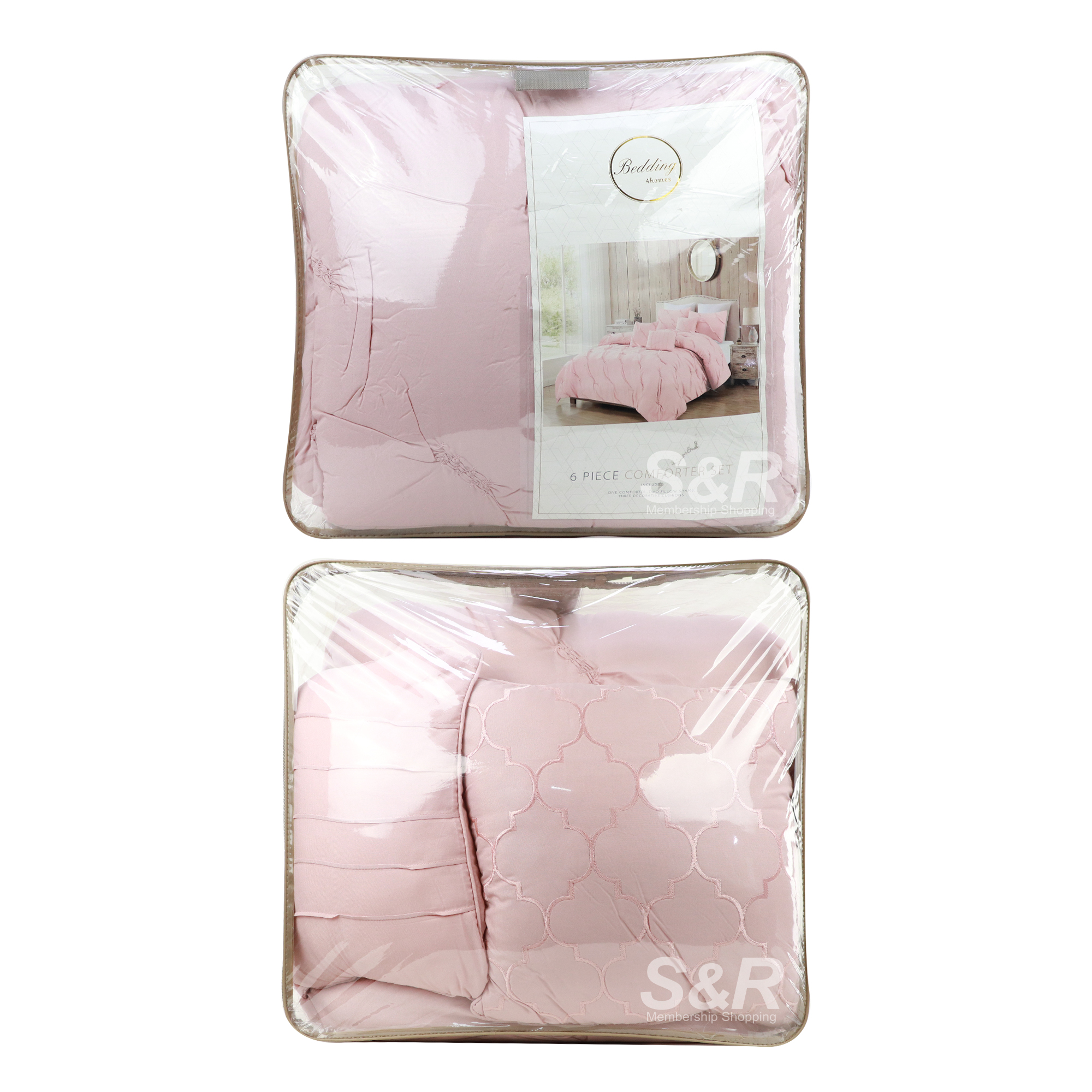Pure Dwellings King Size Pink Beddings
