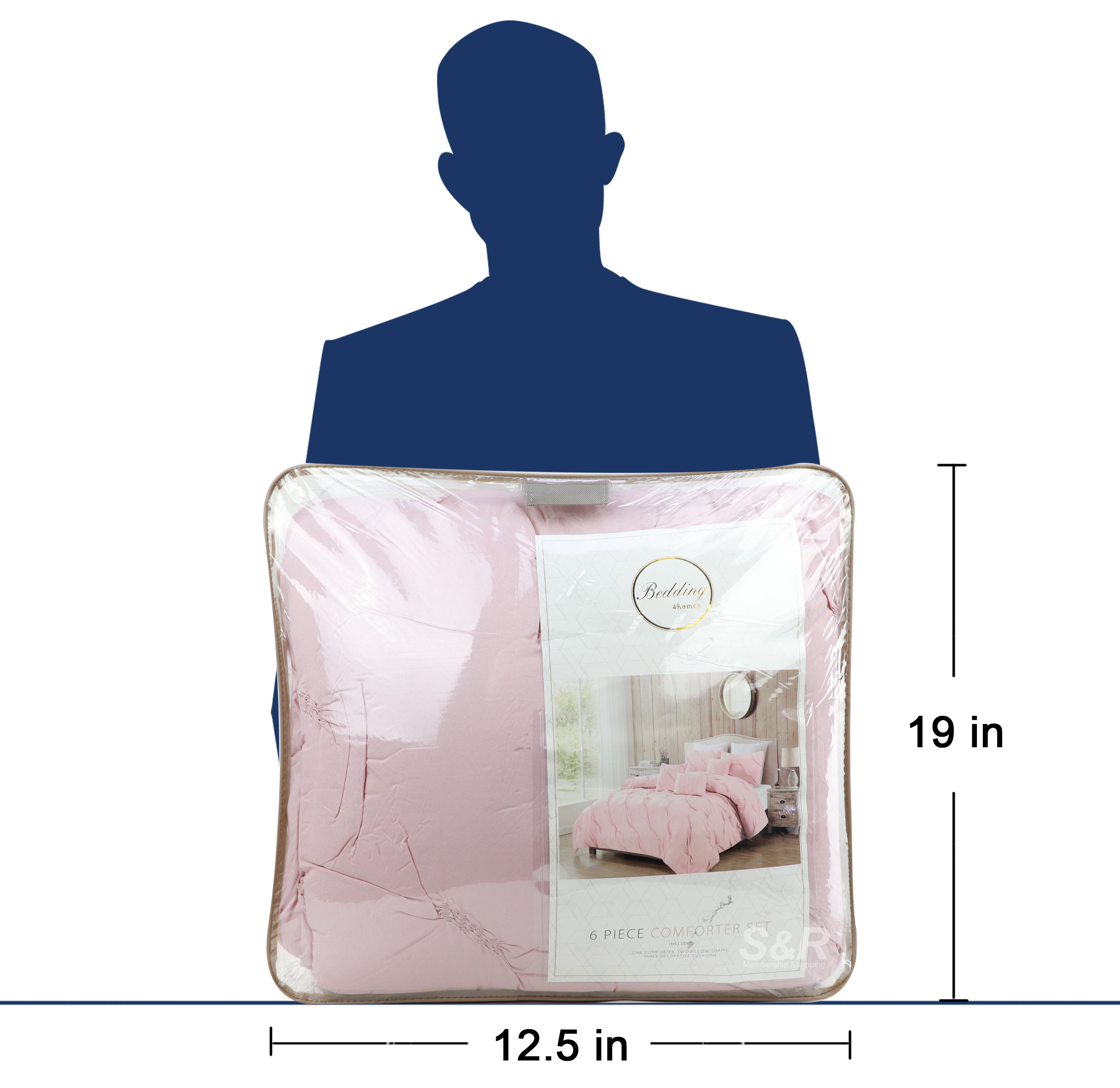 Pure Dwellings King Size Pink Beddings