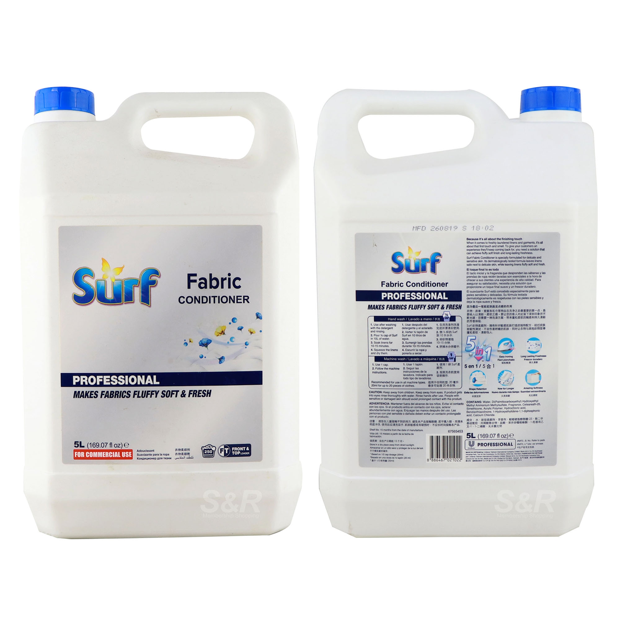 Surf Fabric Softener Professional 5L