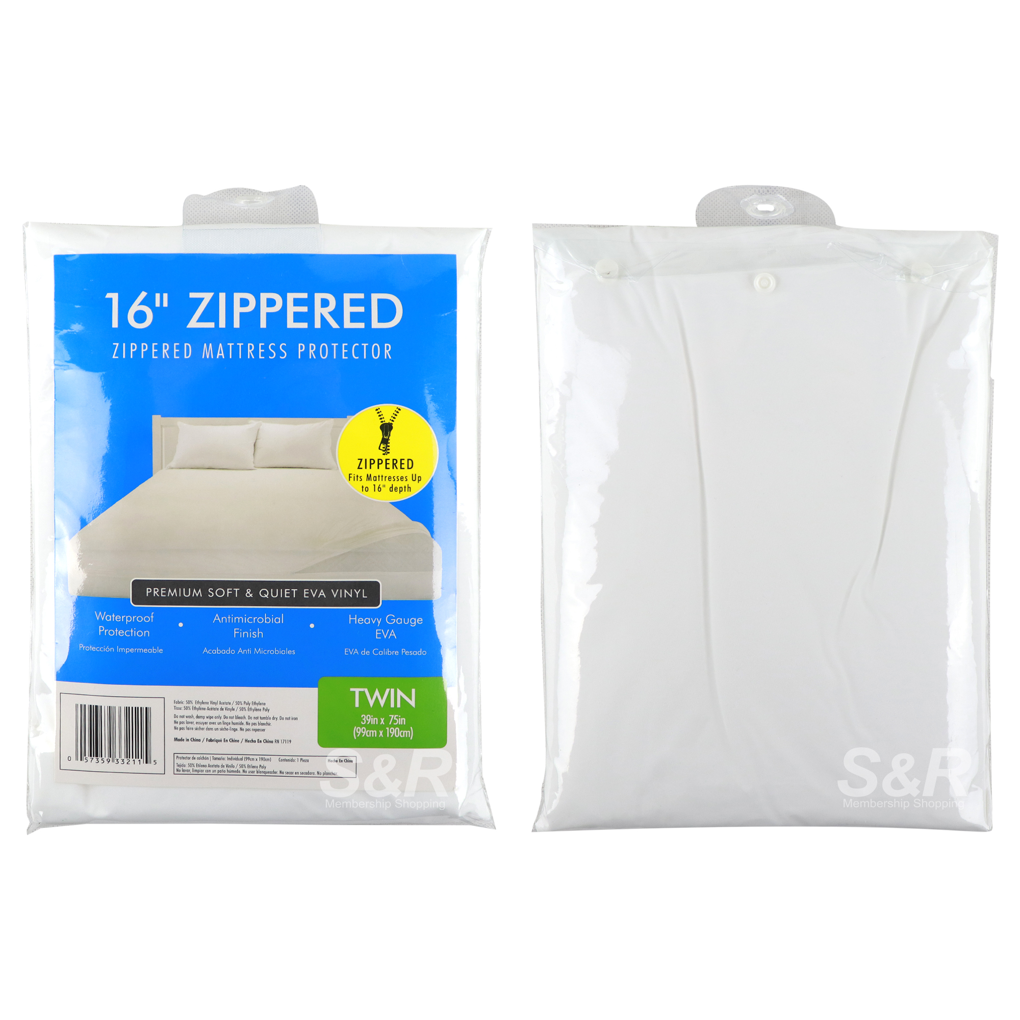 Martha Stewart Collection Zippered Mattress Protector