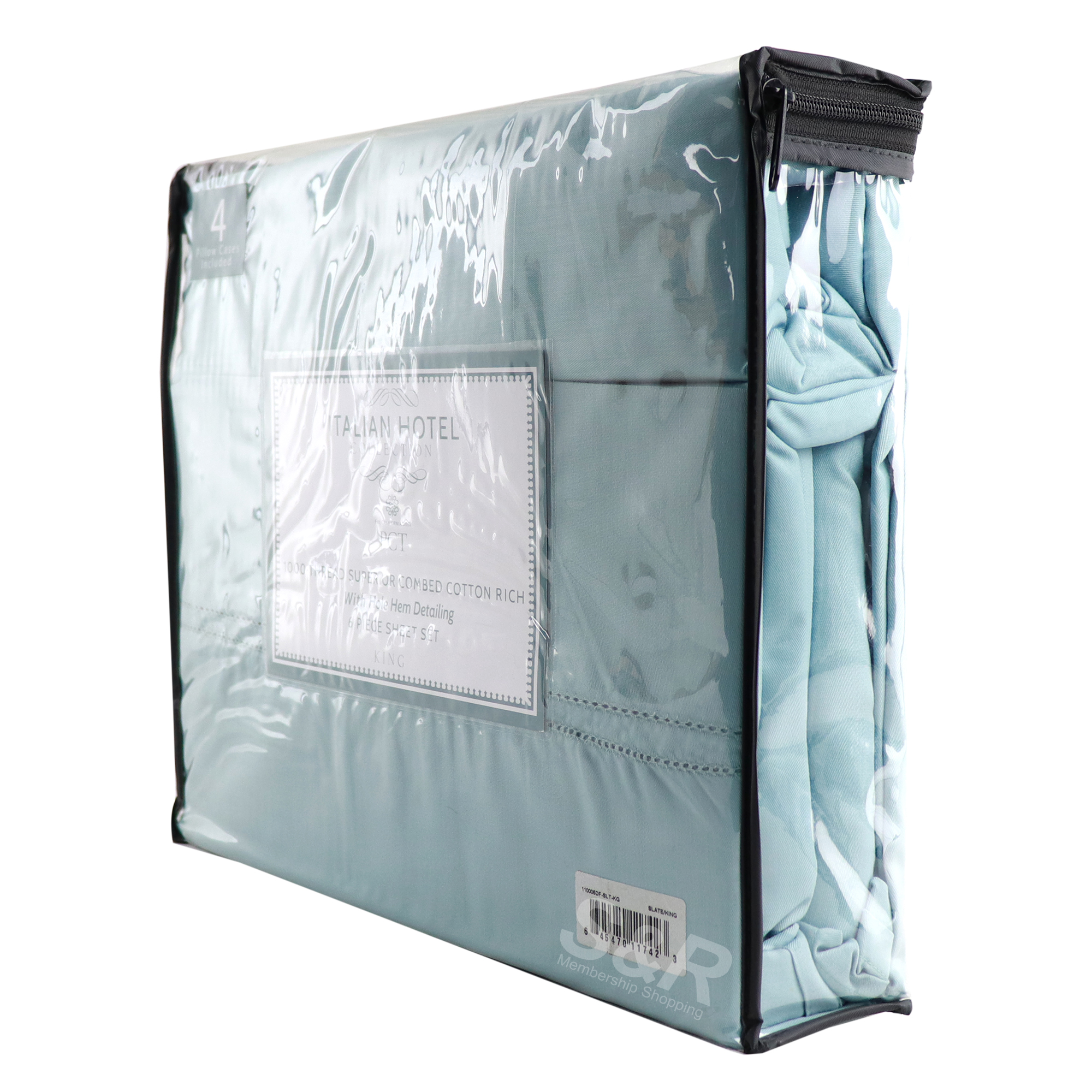 Italian Hotel Collection PCT Teal Colored Sheet