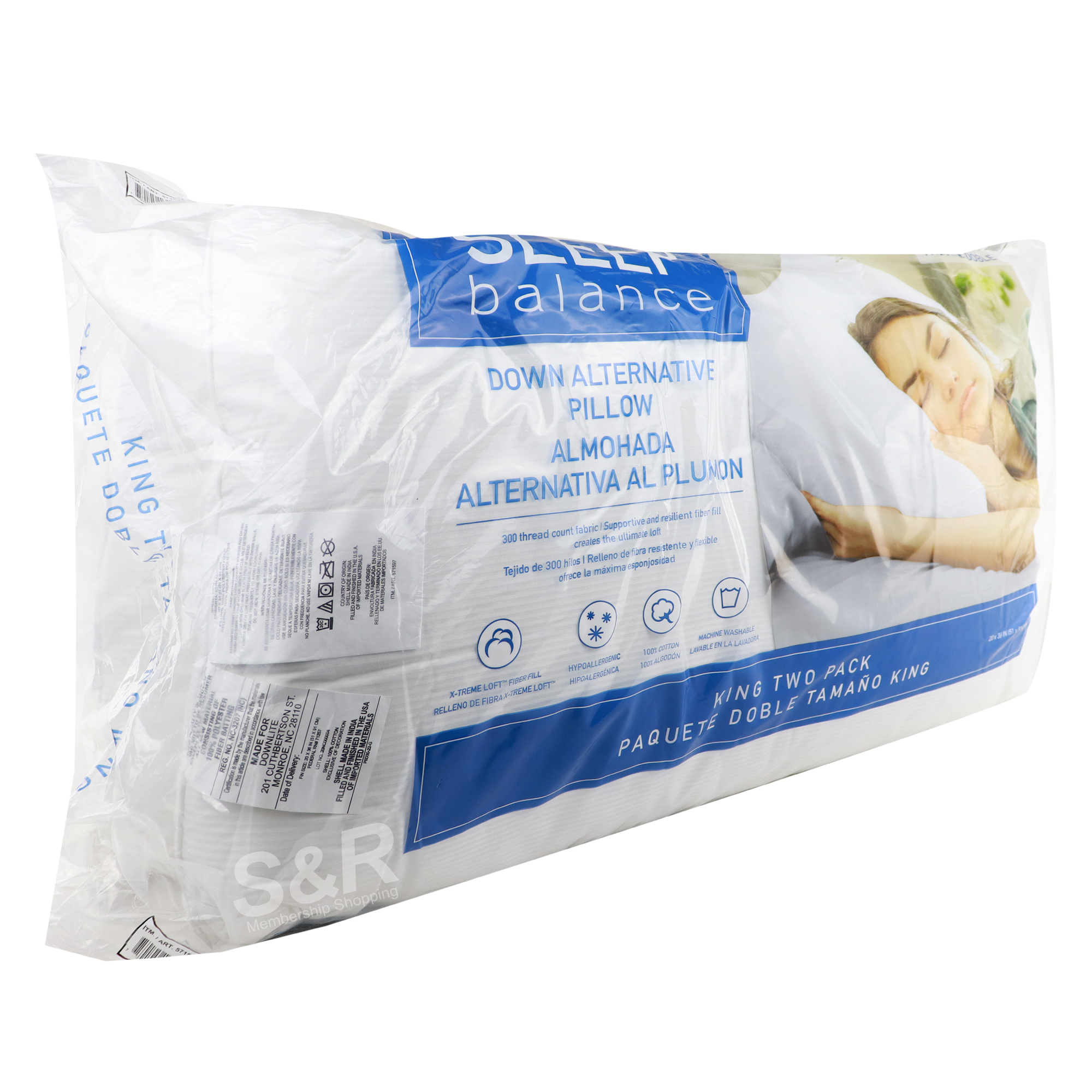 Sleep Balance Pillow Standard King Size