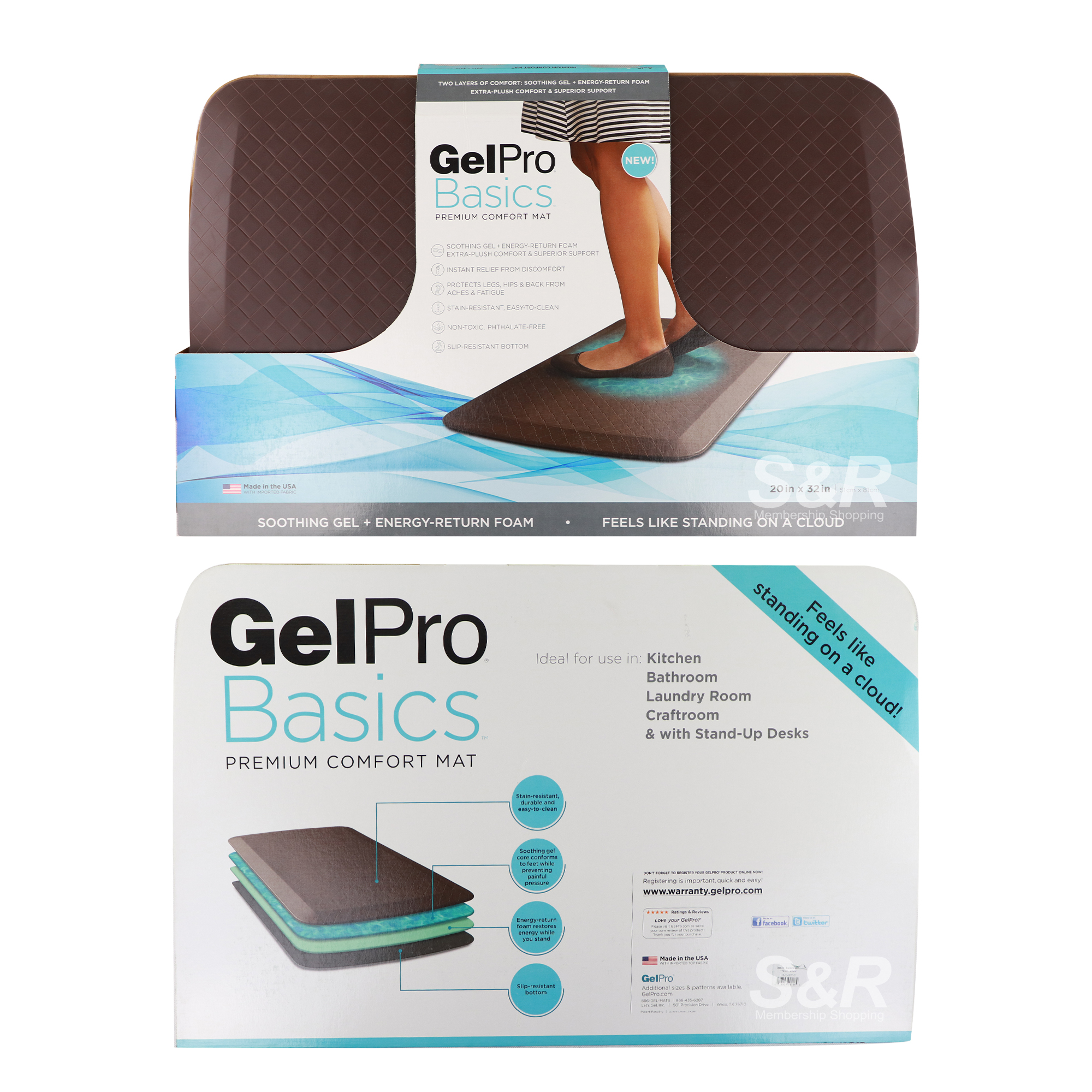 Gelpro Basics Premium Comfort Mat 1pc