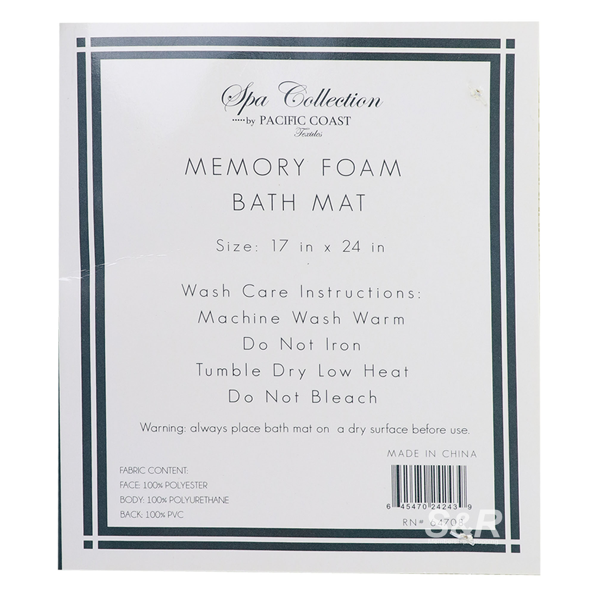 PCT Bath Mat
