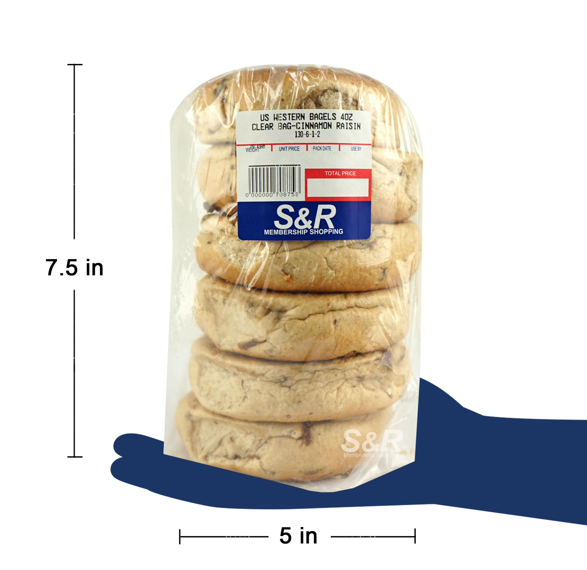 S&R Cinnamon Raisin Bagels