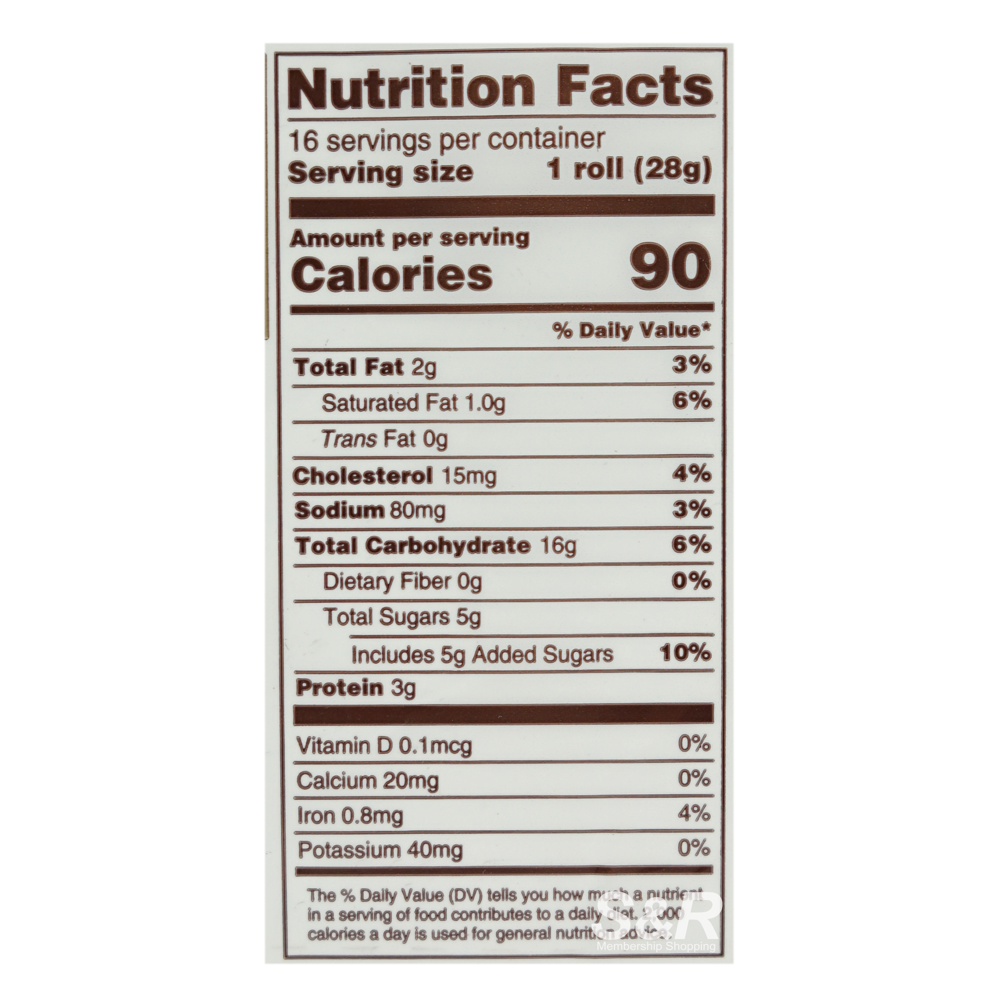 King's Hawaiian Original Hawaiian Sweet Rolls 16pcs