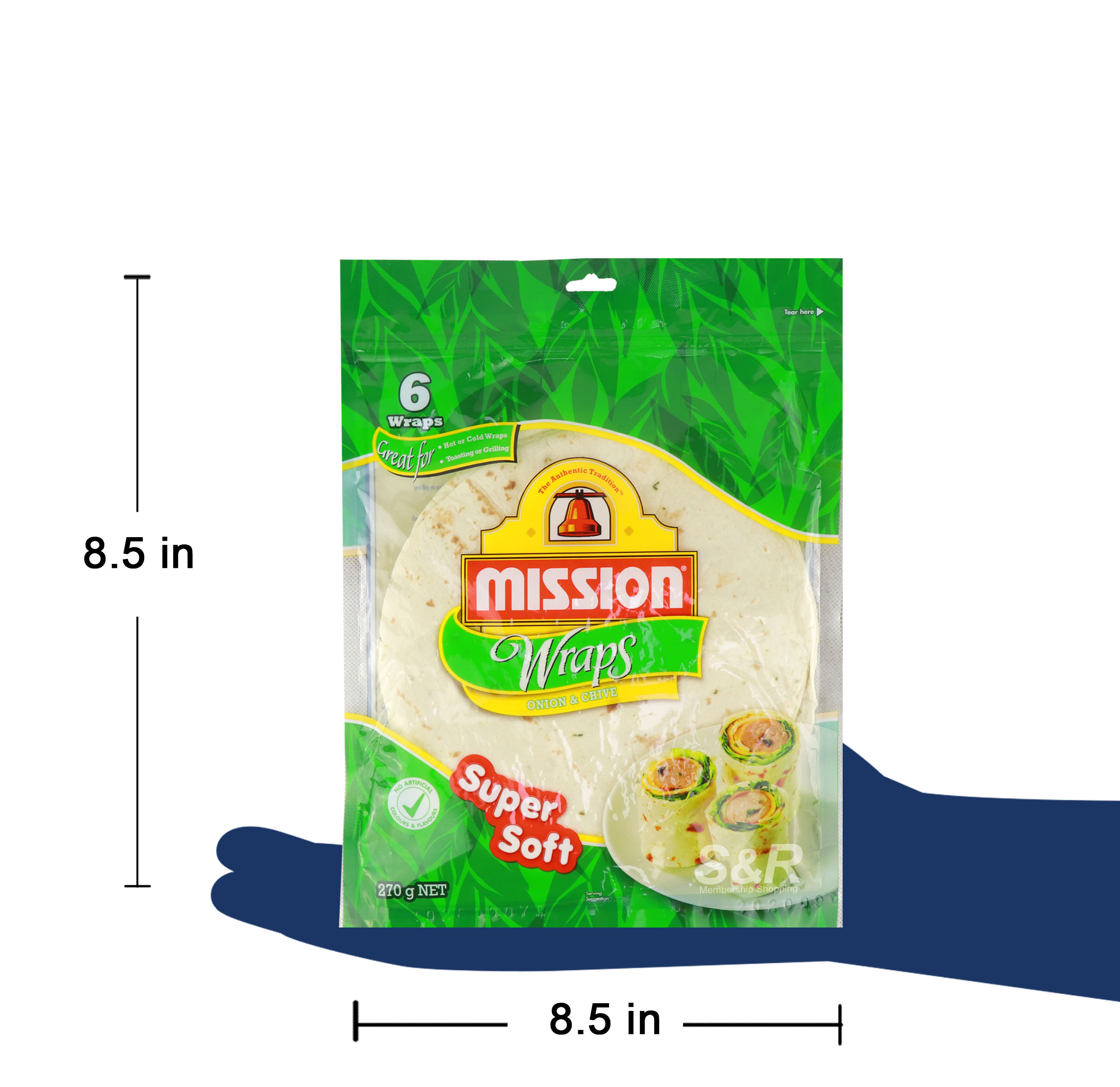 Mission Wraps Onion & Chive