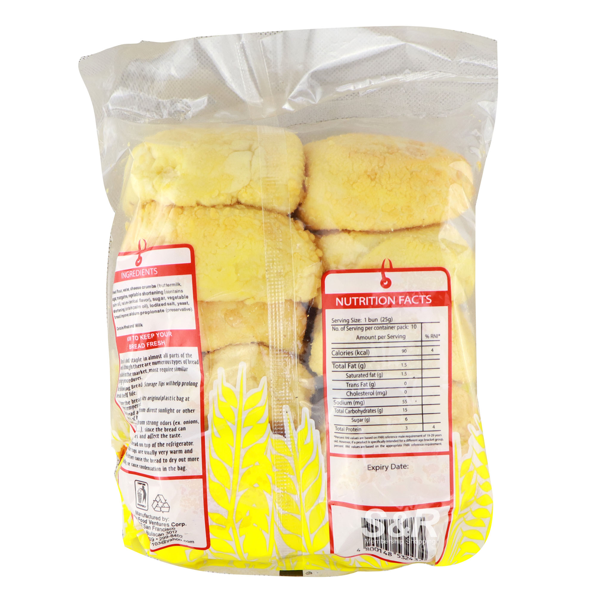 Marby Cheese Bread 250g