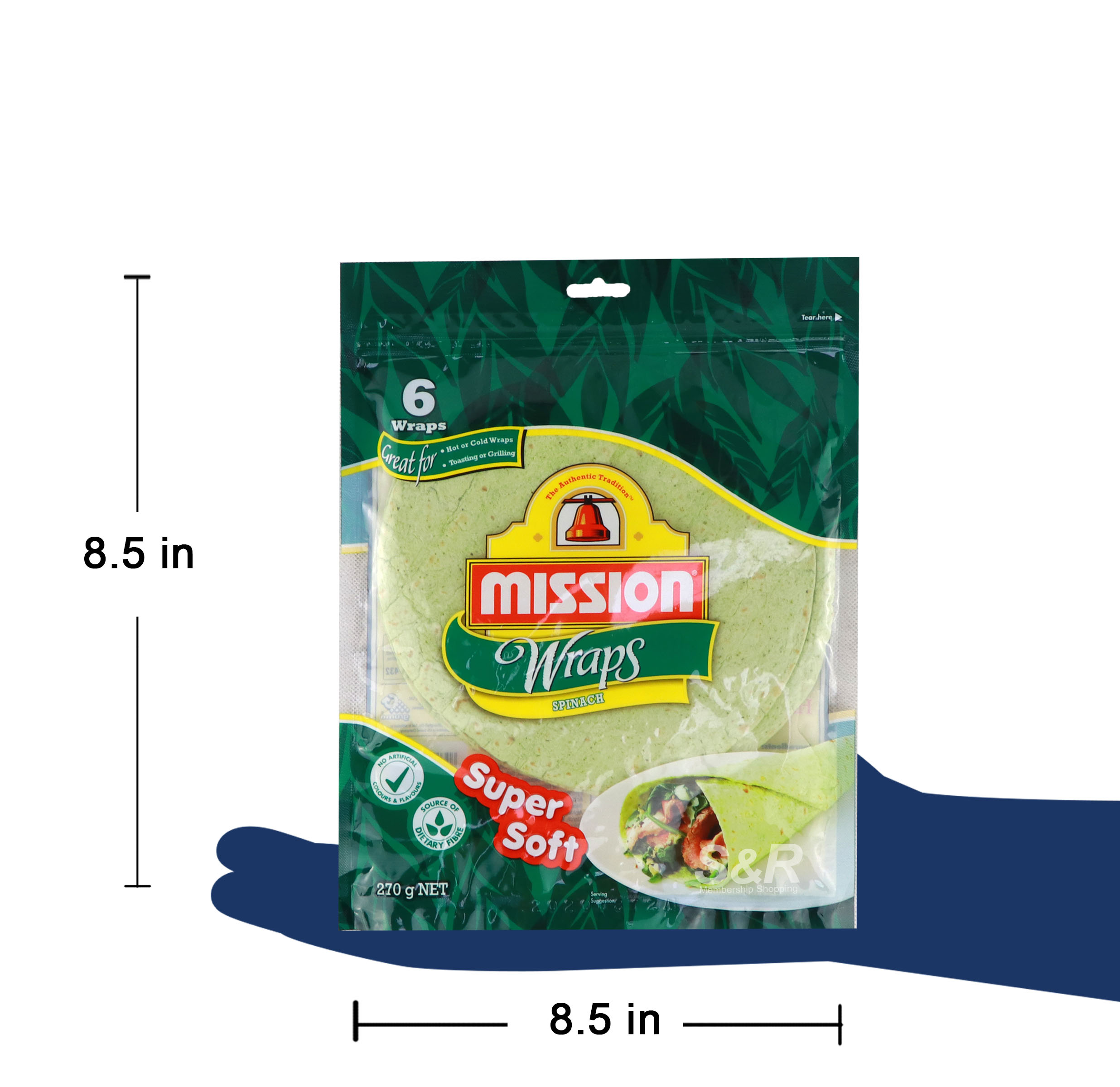 Mission Wraps Spinach