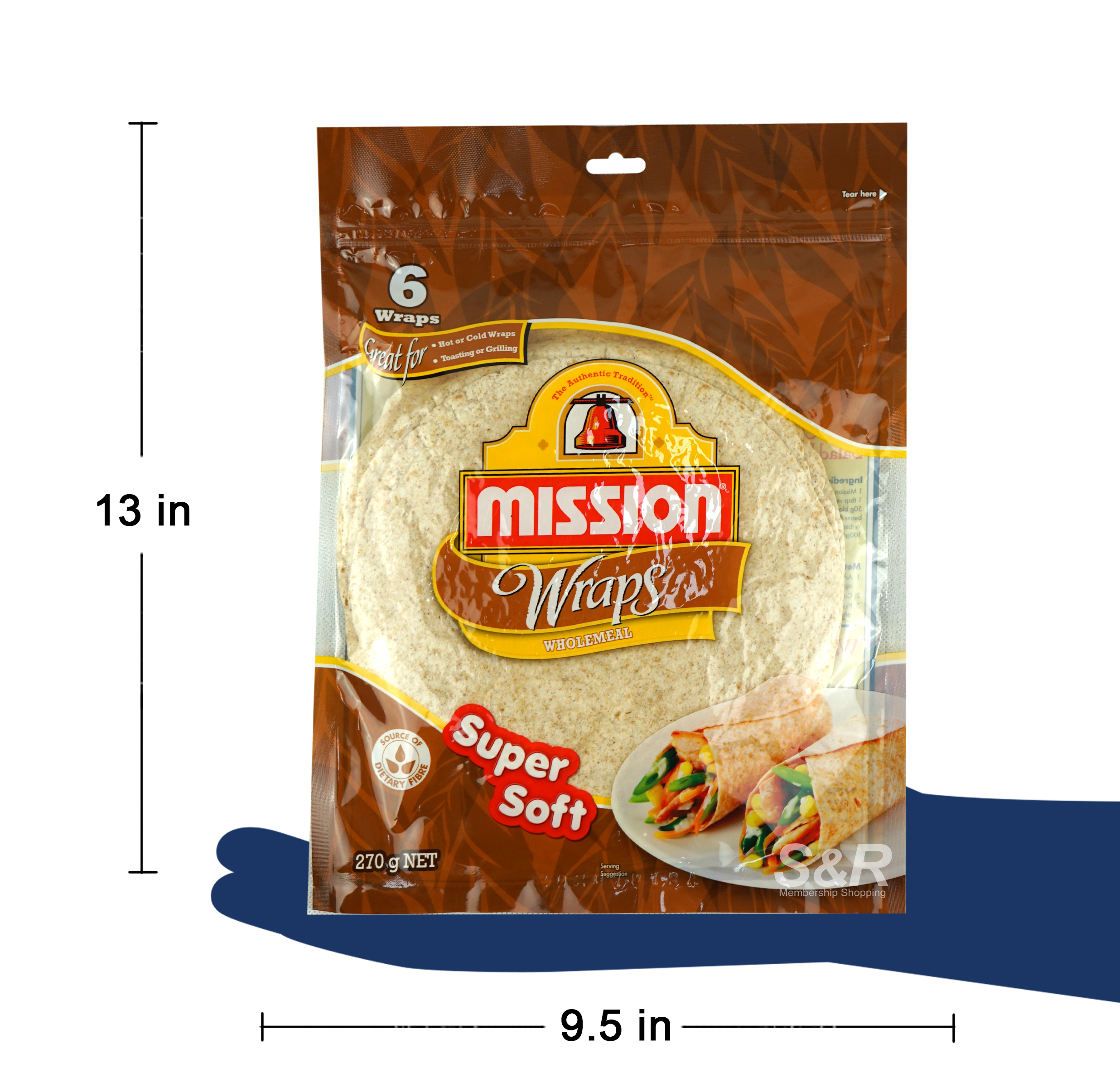 Mission Wraps Wholemeal
