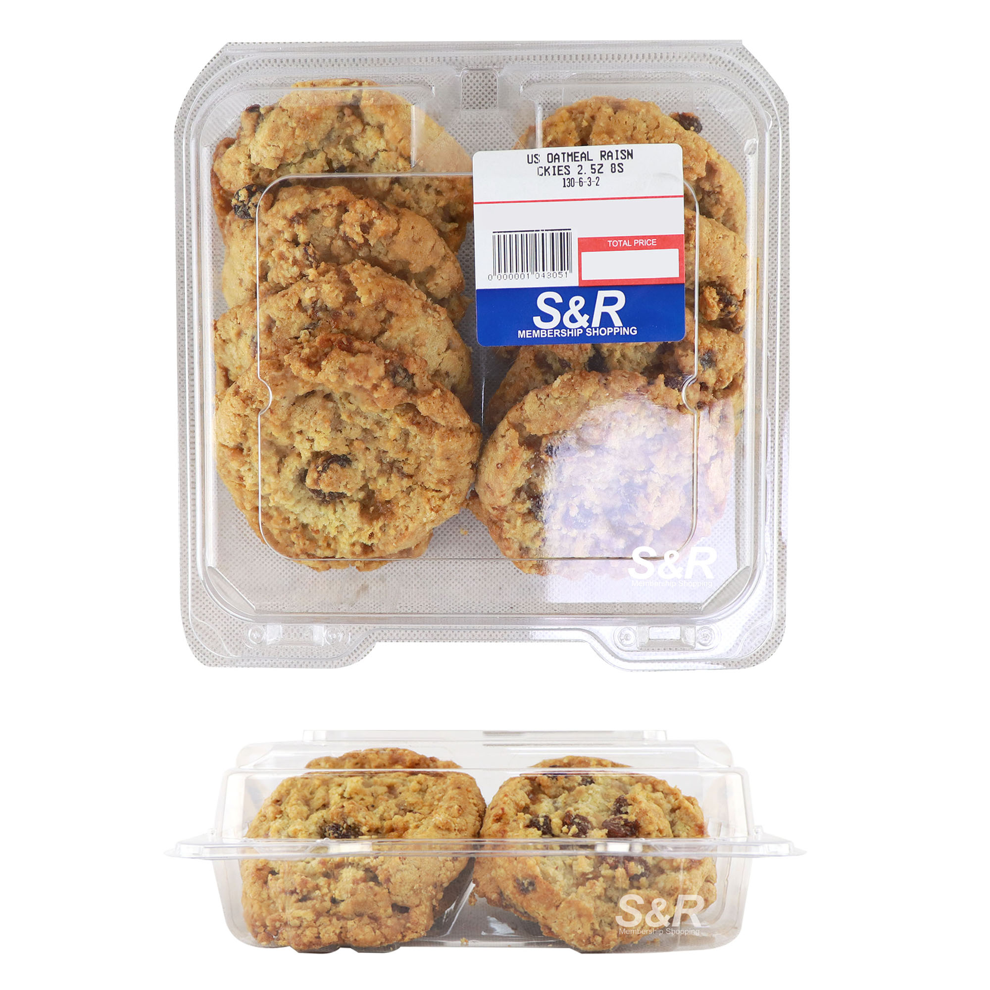 S&R Oatmeal Raisin Cookies