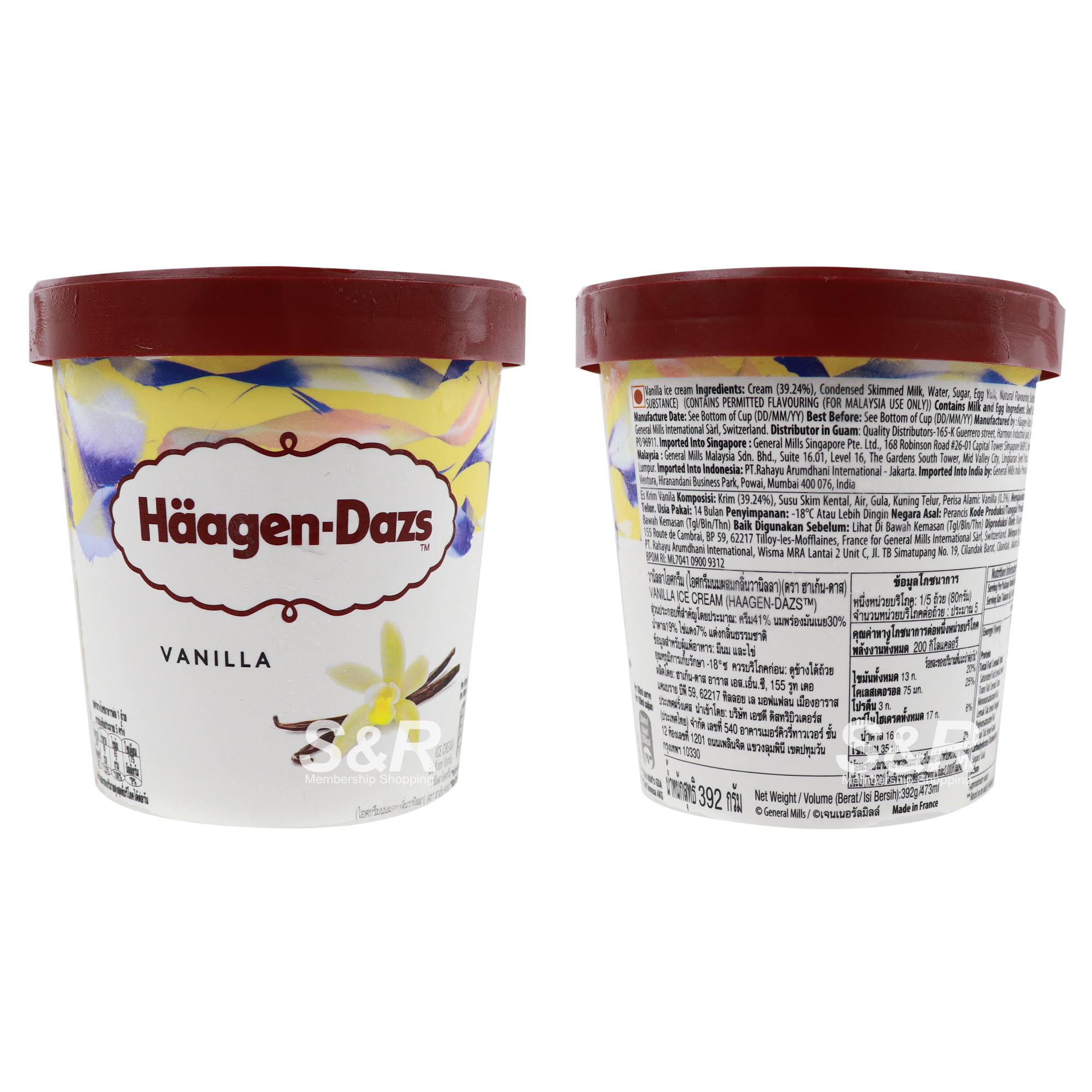 Haagen-Dazs Vanilla Flavored Ice Cream