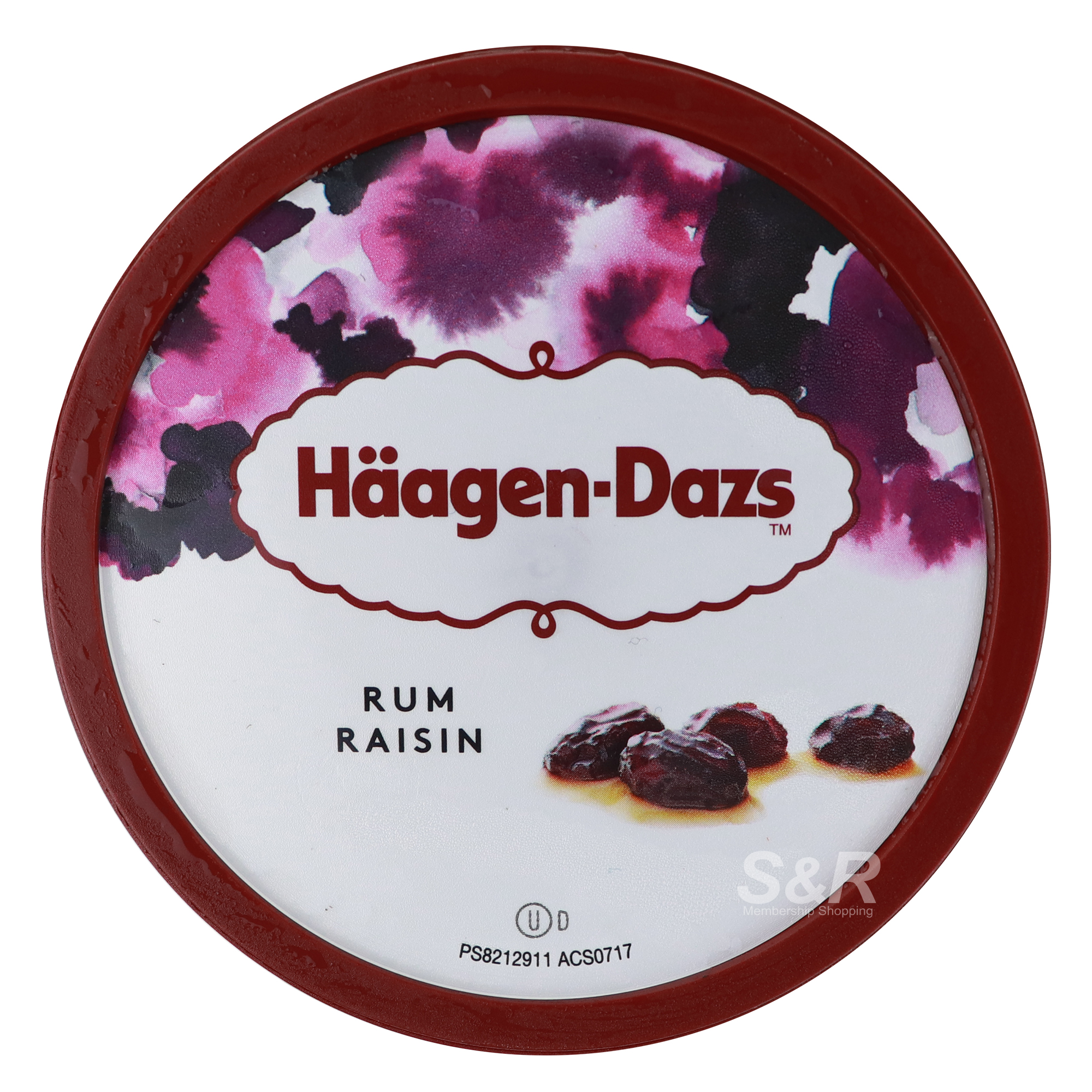 Rum Raisin Flavored Ice Cream