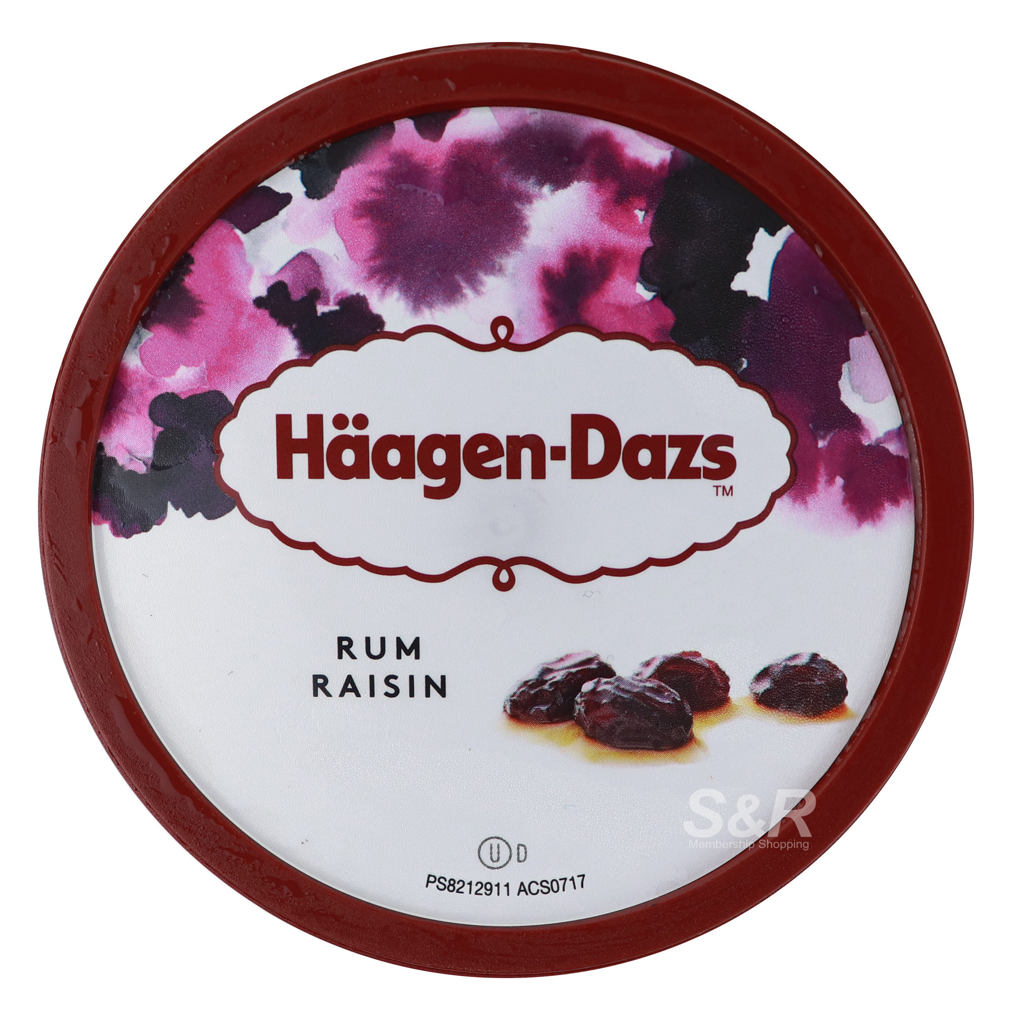 HaagenDazs Ice Cream Rum Raisin Flavor 473mL