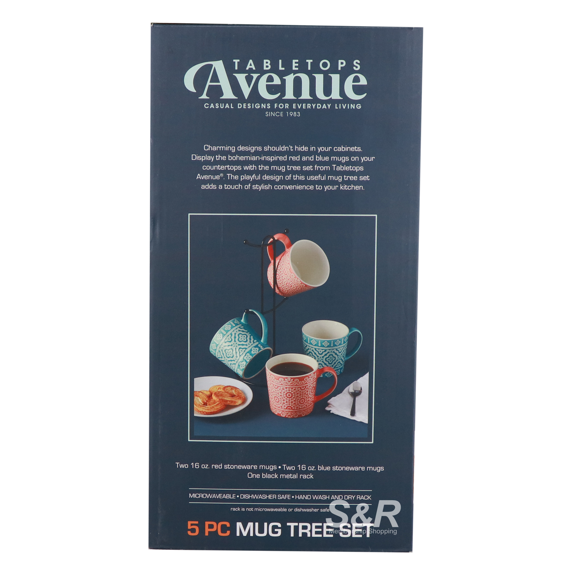 Tabletops Avenue Mugs Tree 1 set