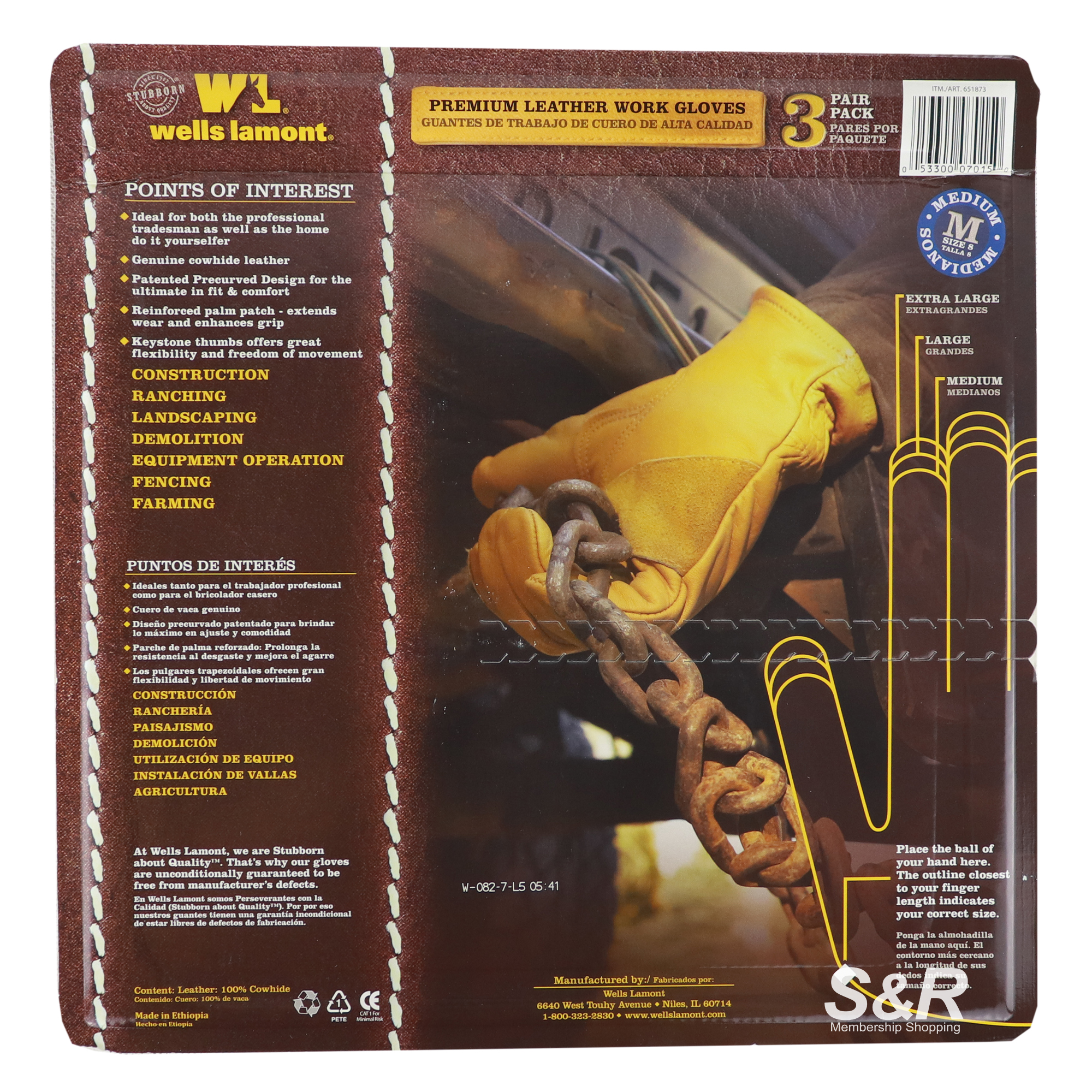 Wells Lamont Premium Leather