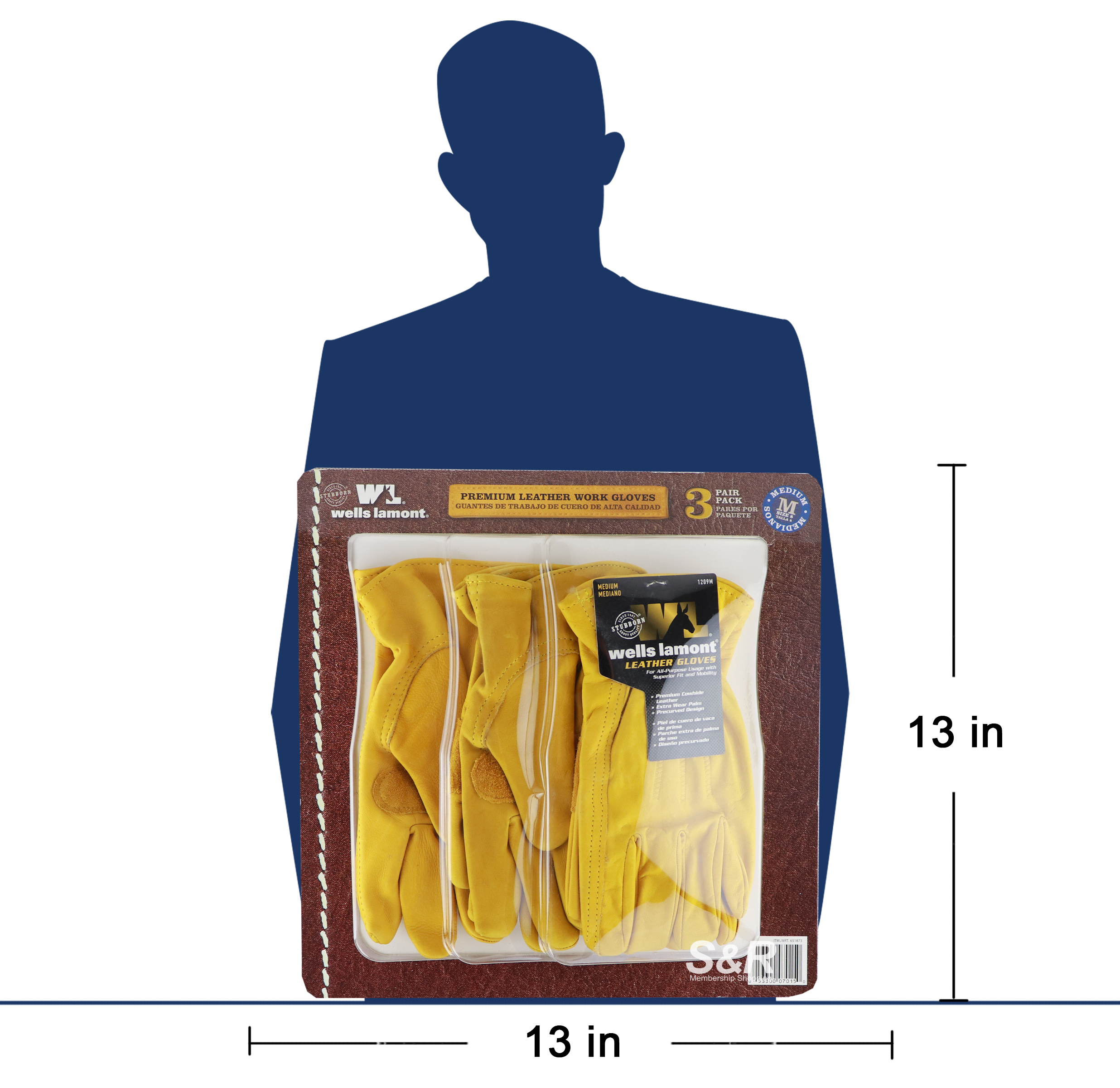 Wells Lamont Premium Leather