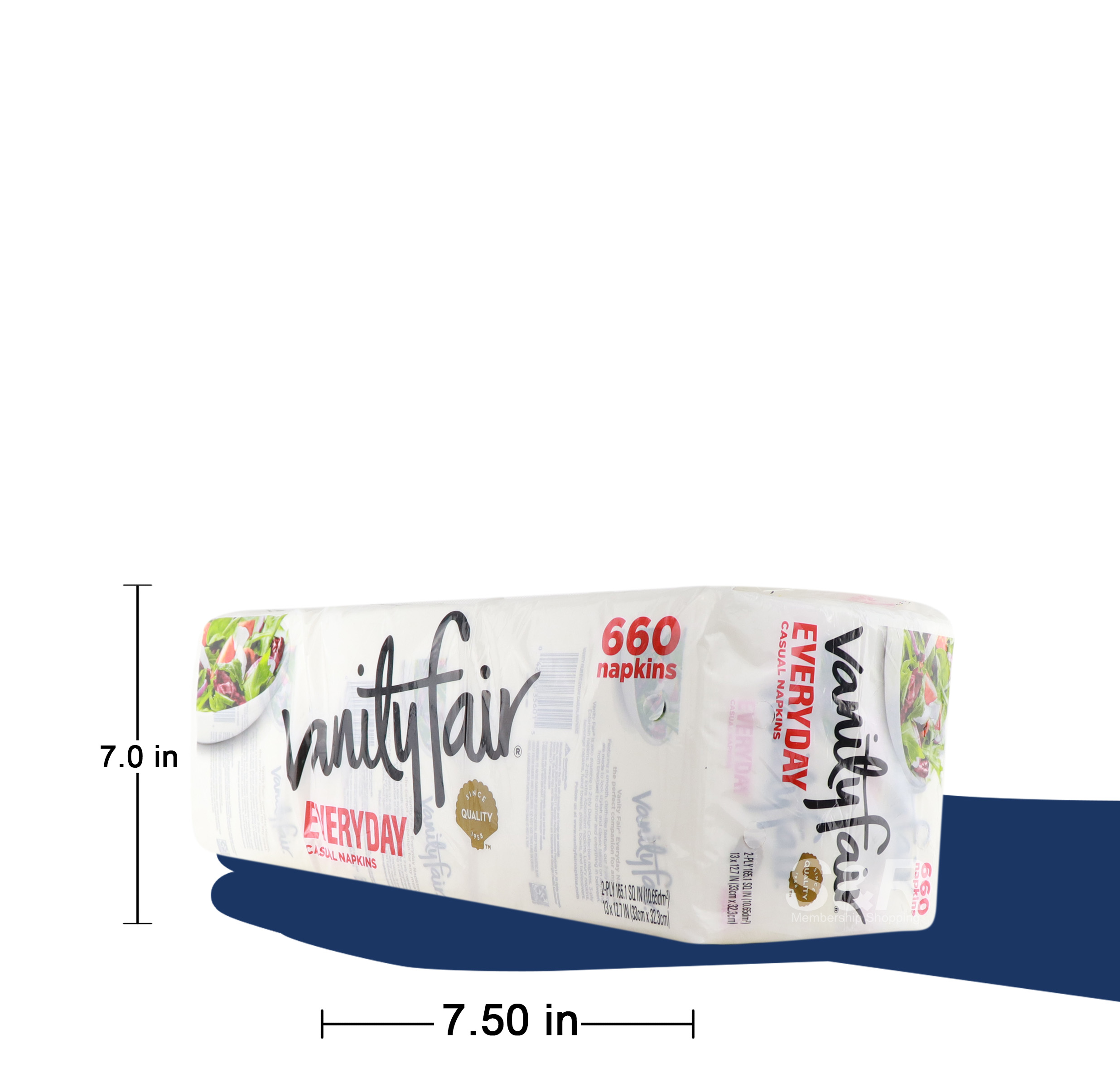 Vanity Fair Everyday Casual Napkins 6 packs