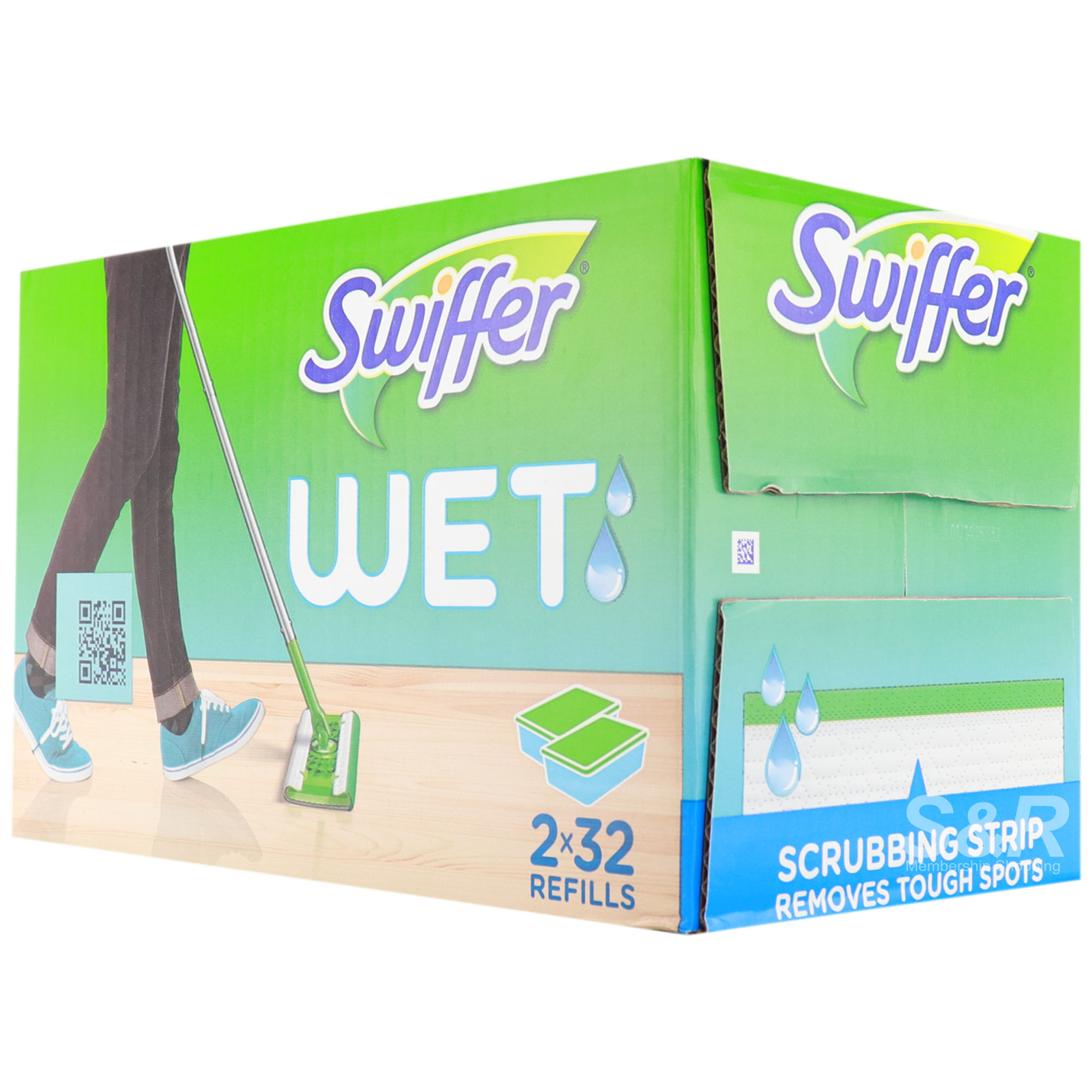 Swiffer Wet Mopping Cloths 64pcs