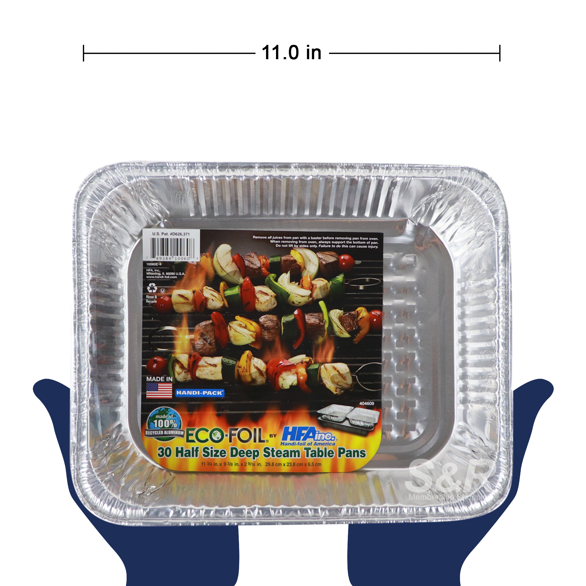 HFA Inc. Half Size Deep Steam Table Pans 30pcs