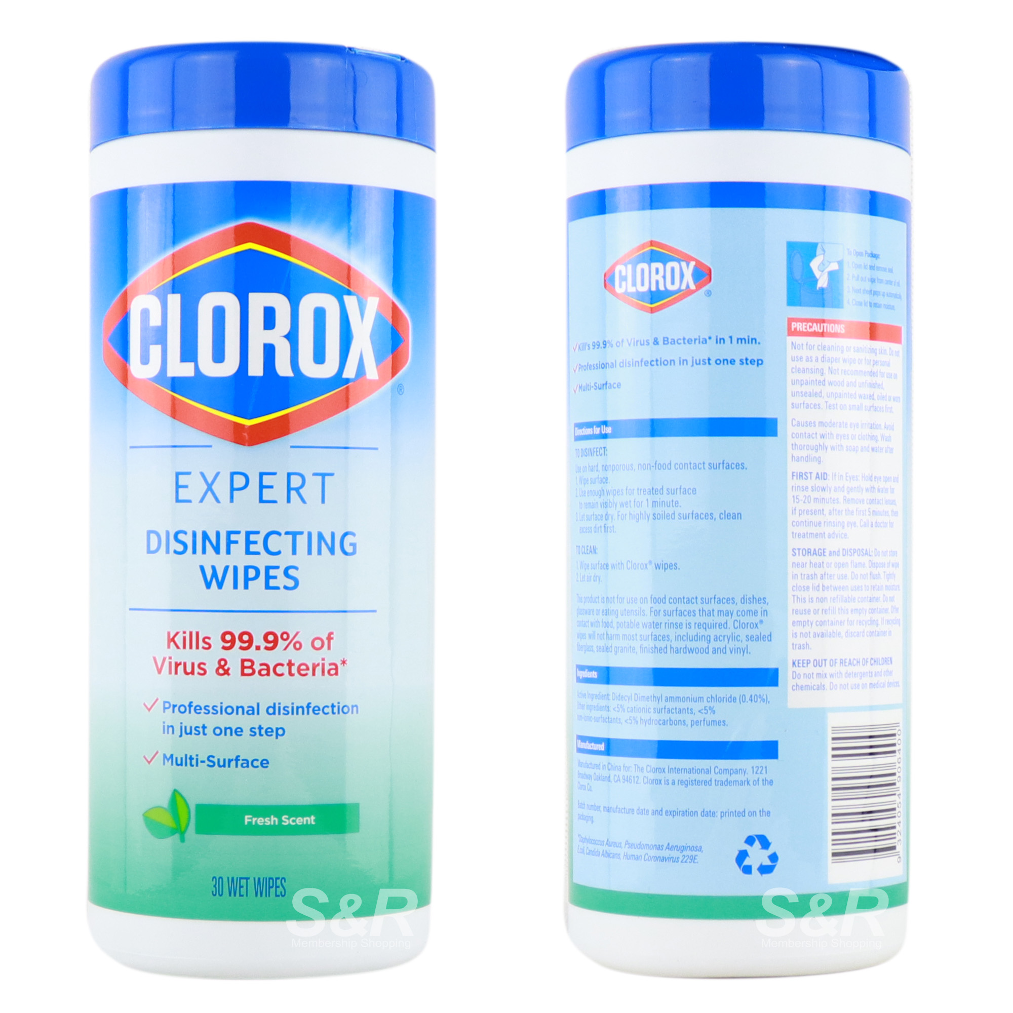Clorox Expert Disinfecting Wipes