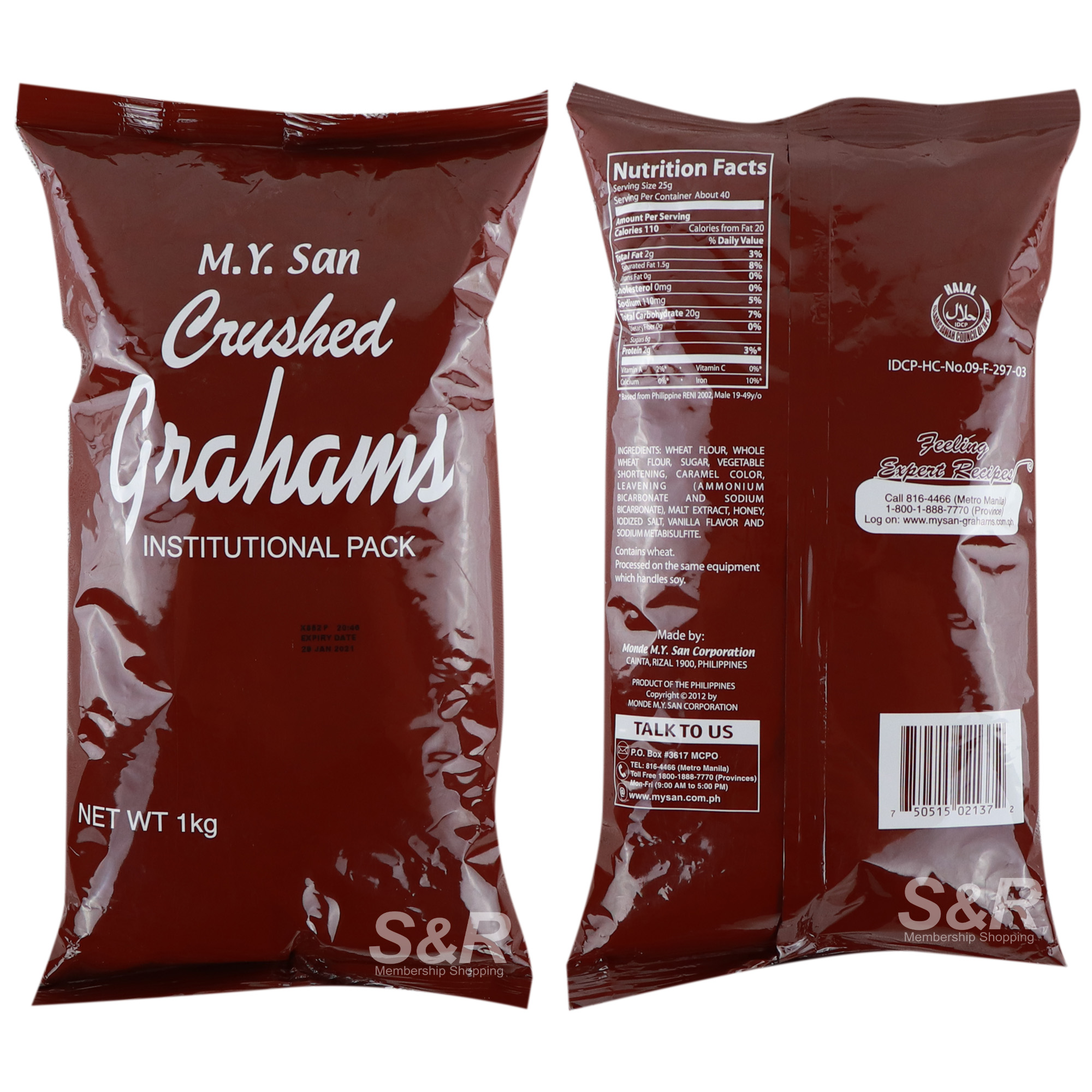 M.Y. San Crushed Grahams Institutional Pack 1kg
