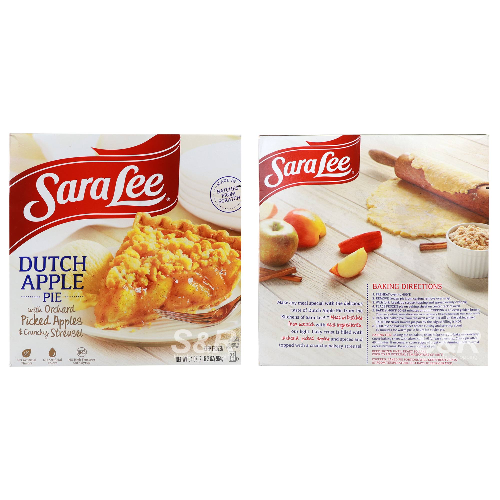 Sara Lee Dutch Apple Pie with Orchard Picked Apples Dutch Apple Pie with Orchard Picked Apples