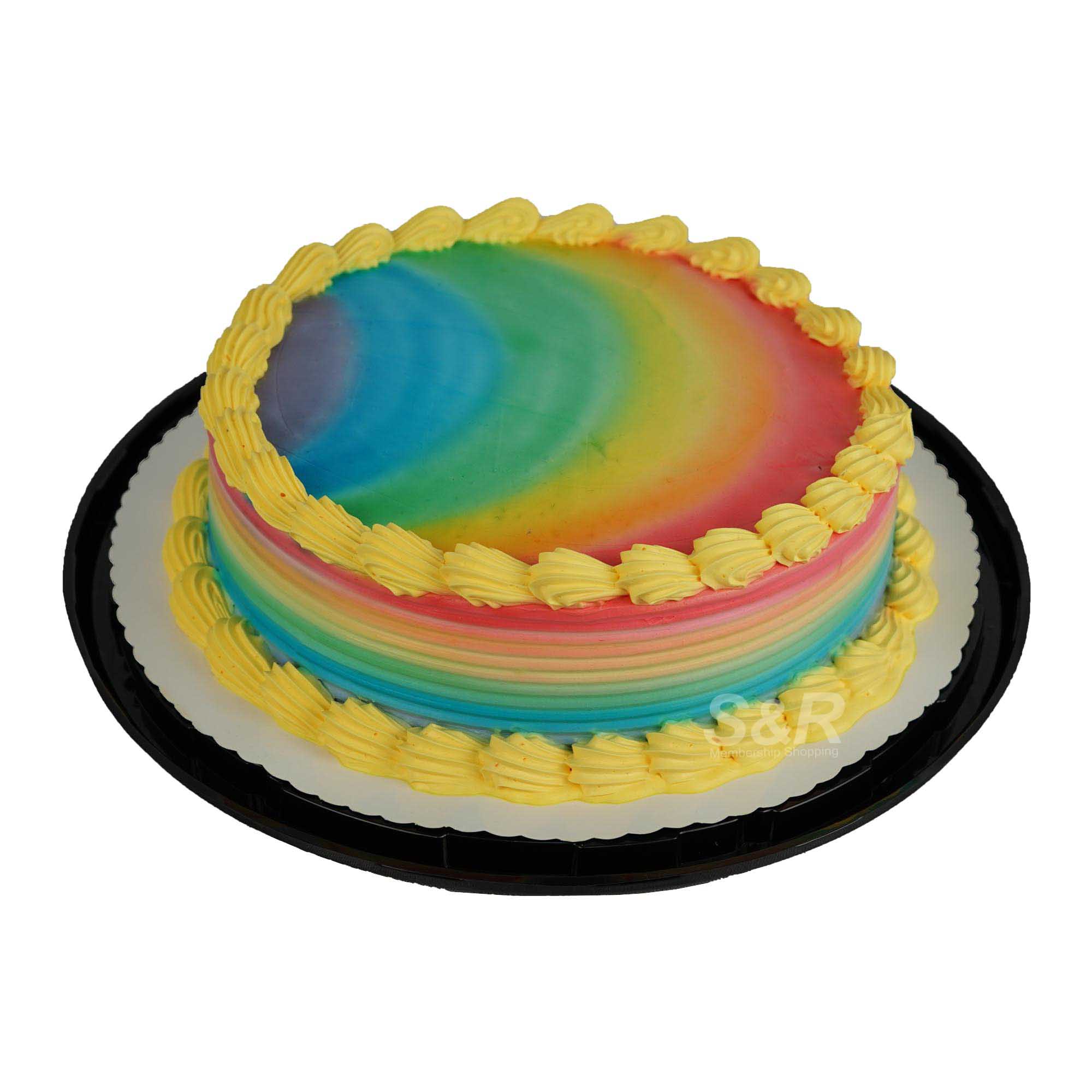 S&R Rainbow Cake