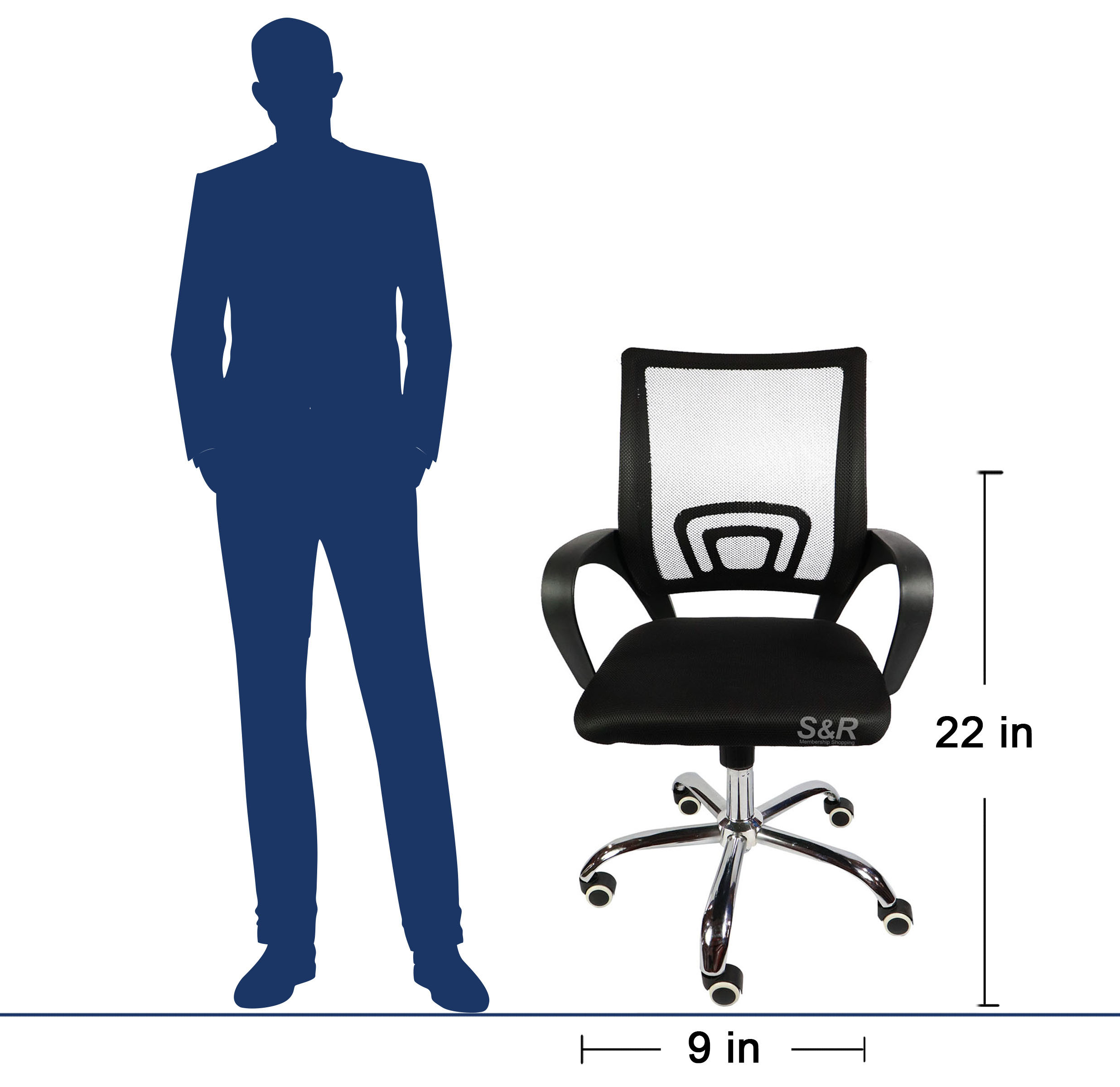 Office Chair Mesh Back