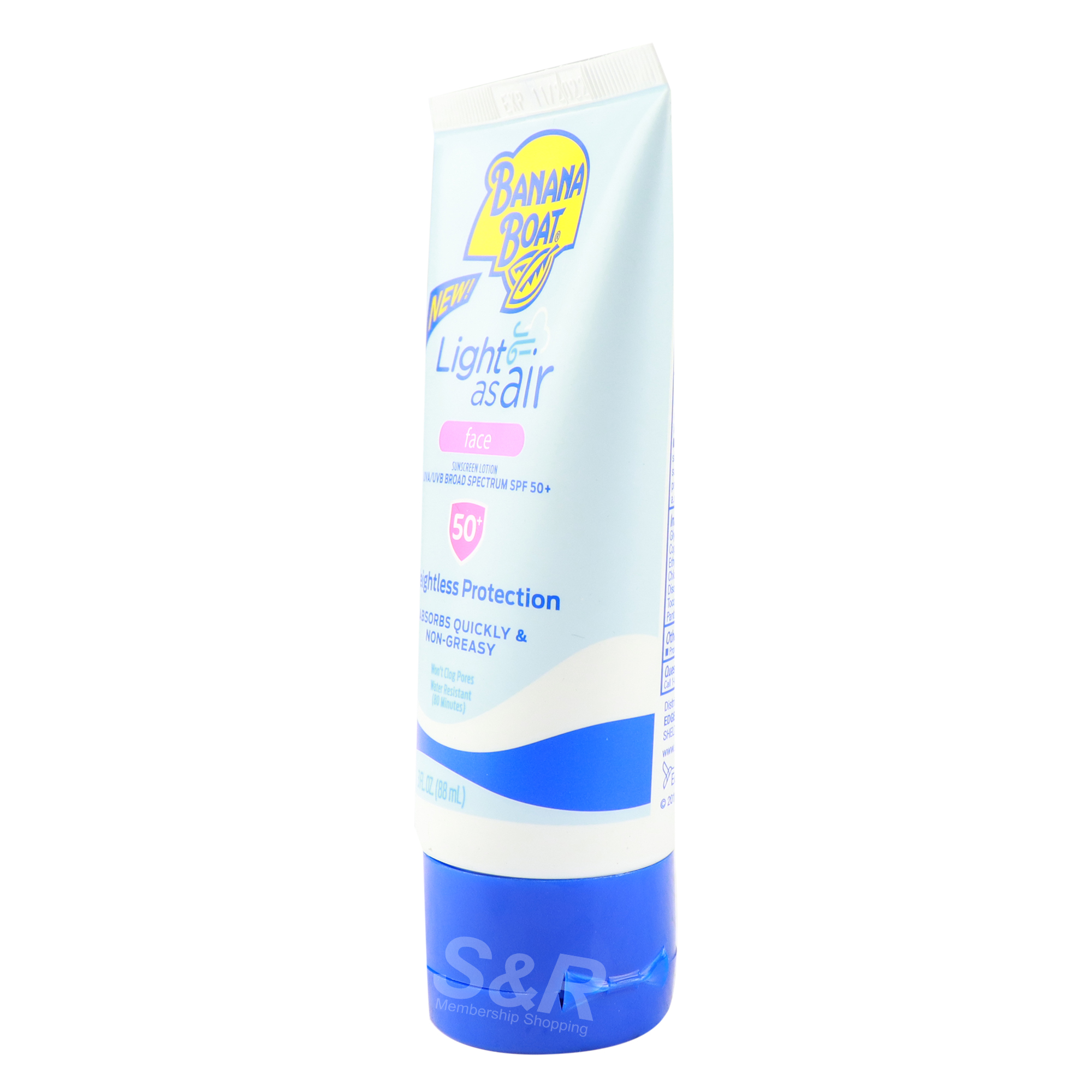 Banana Boat Light As Air Face Sunscreen Lotion 88mL