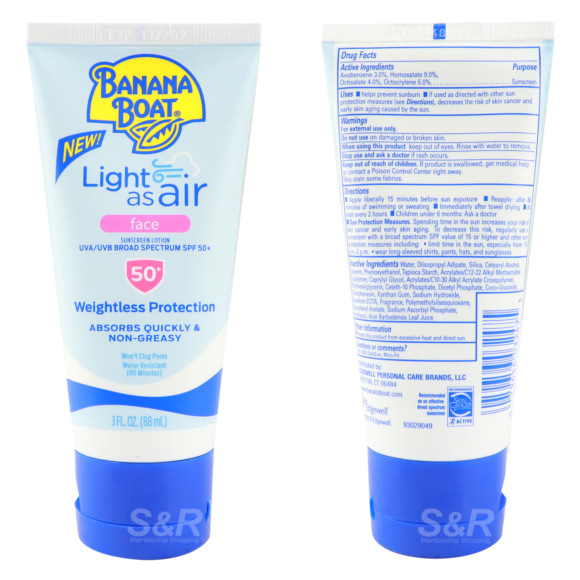 Banana Boat Sunscreen Lotion
