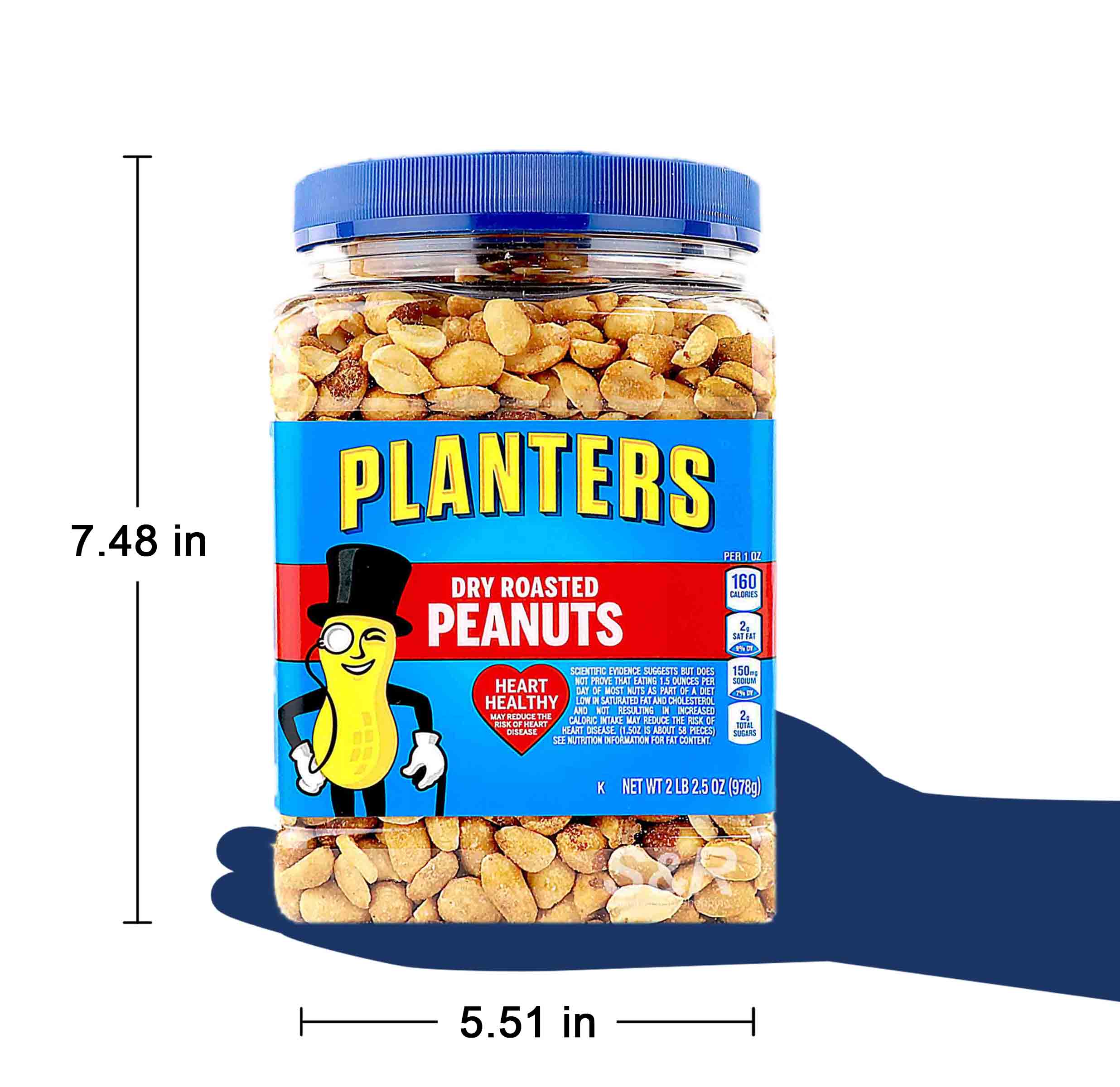 Planters Dry Roasted Peanuts 978g