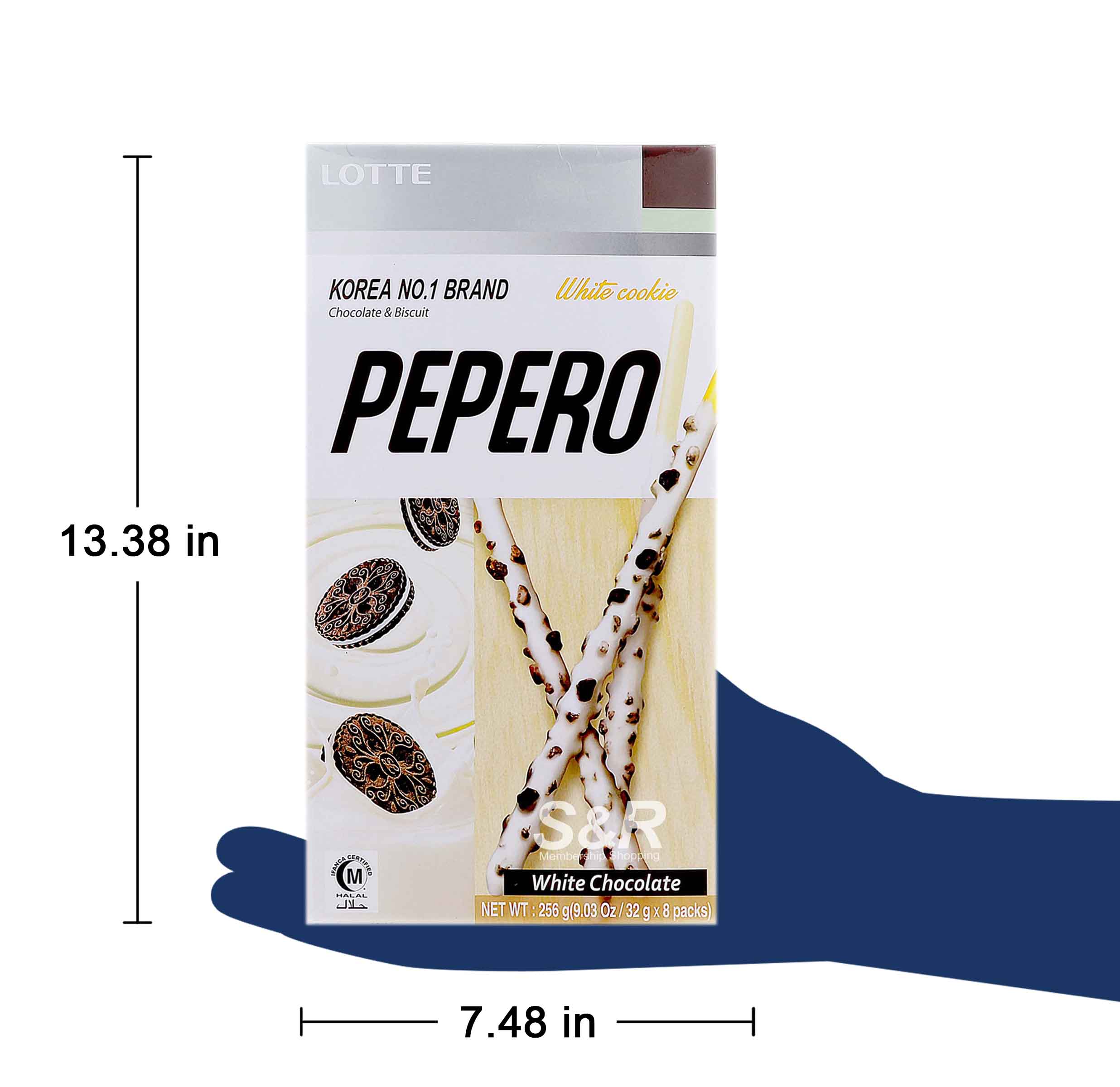 Lotte Pepero White Cookie Chocolate