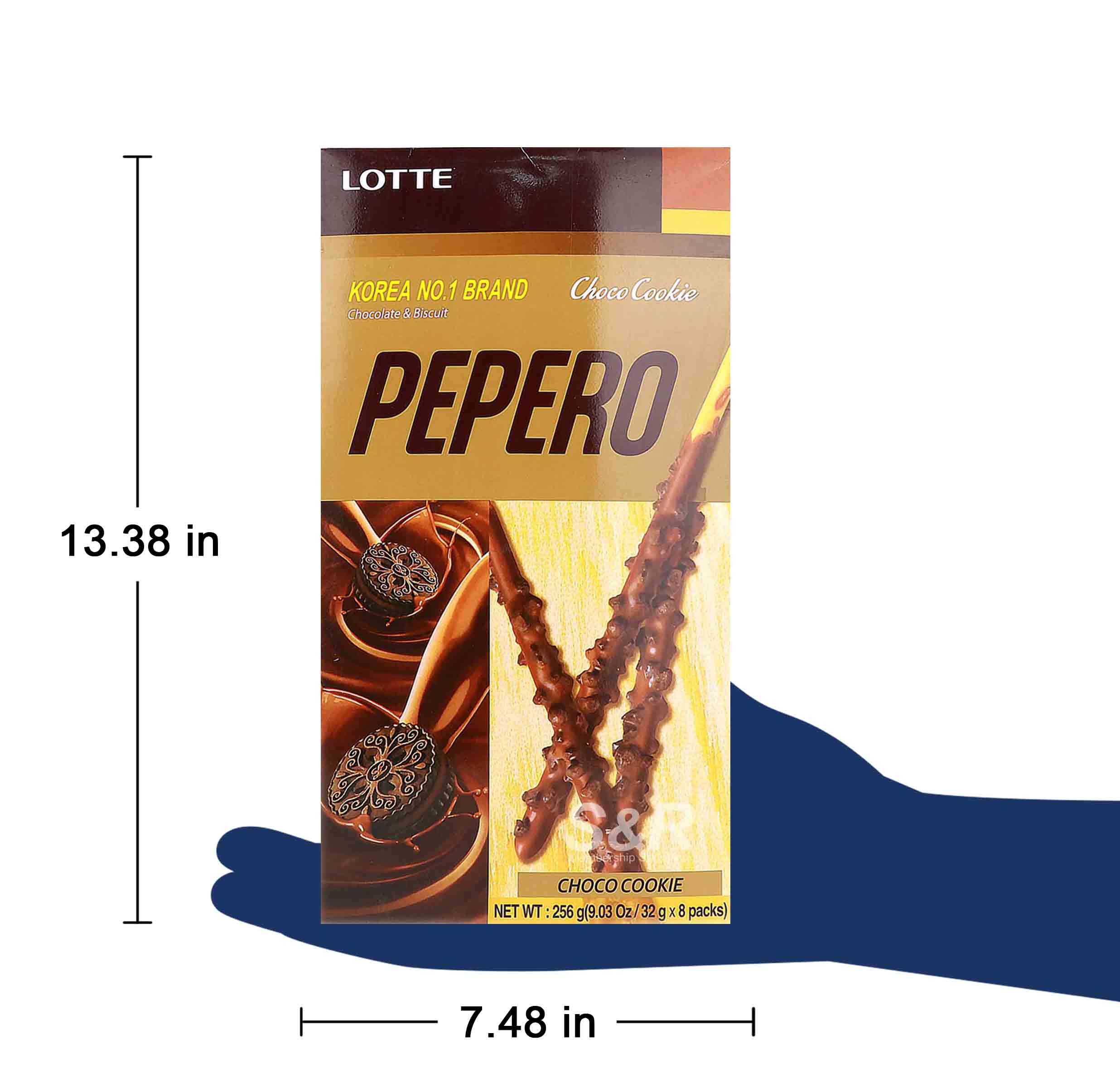 Lotte Pepero Chocolate Cookie 8 packs