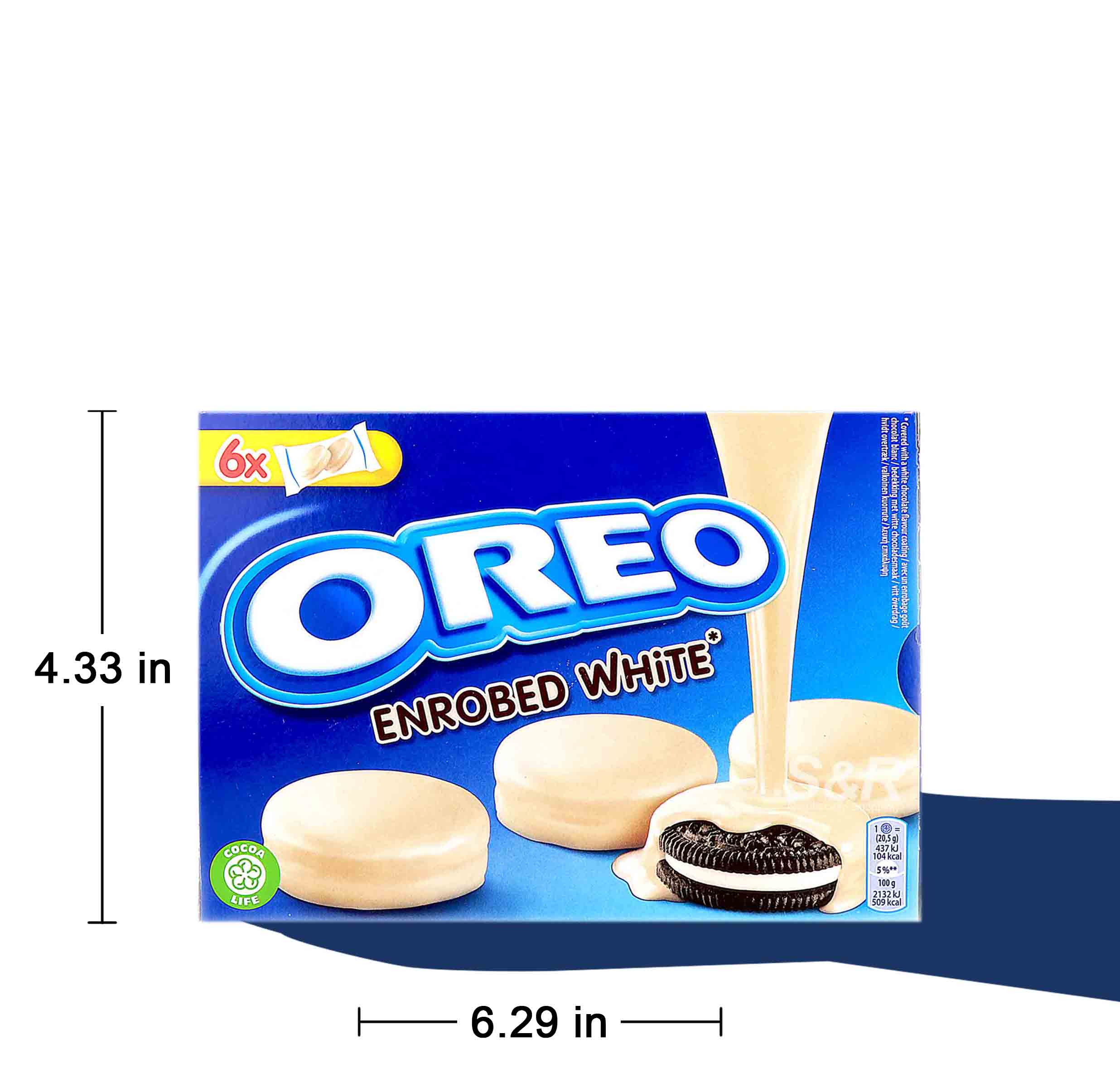 Oreo Enrobed White Chocolate Sandwich