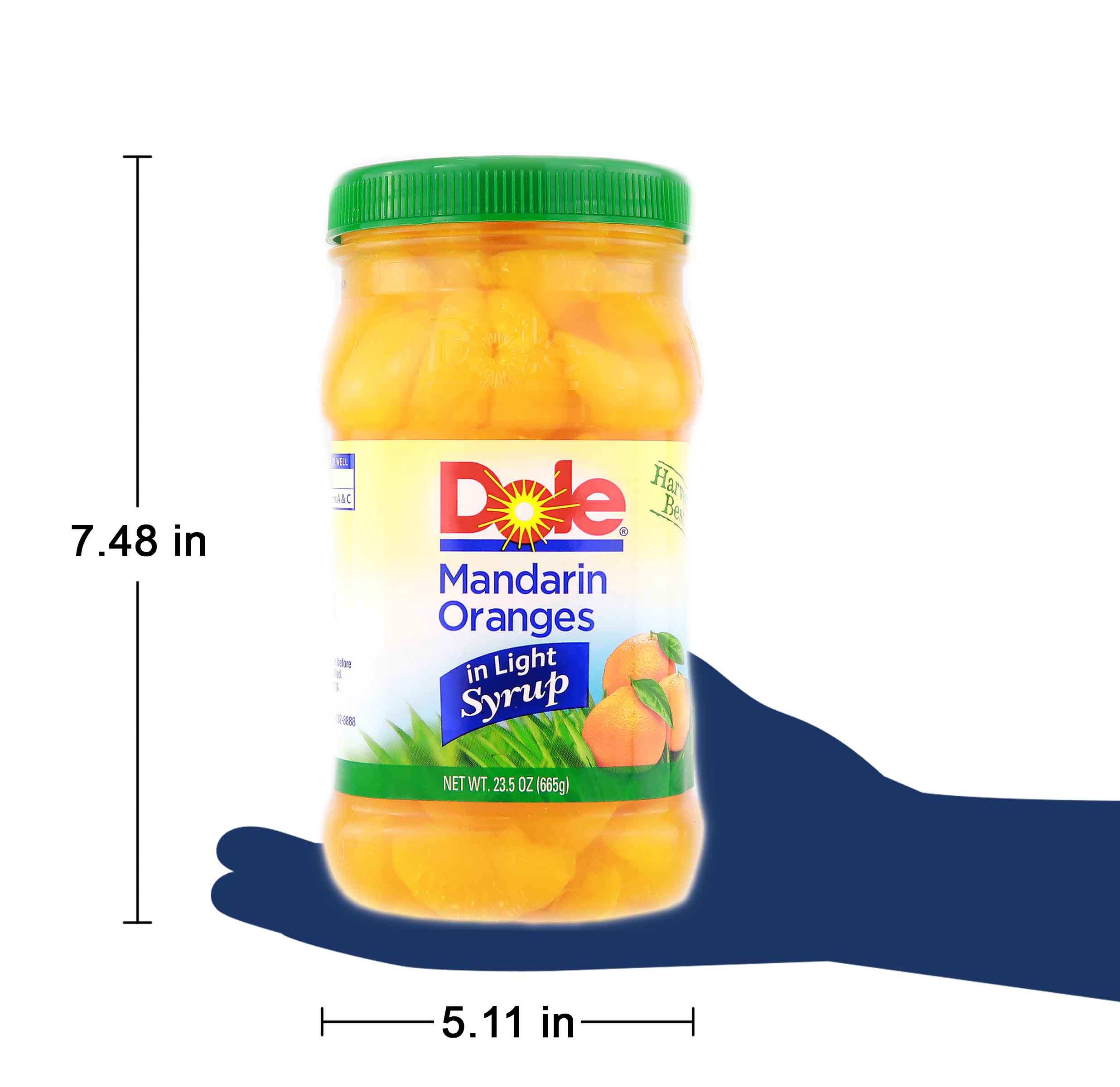 Dole Mandarin Oranges in Light Syrup 655g