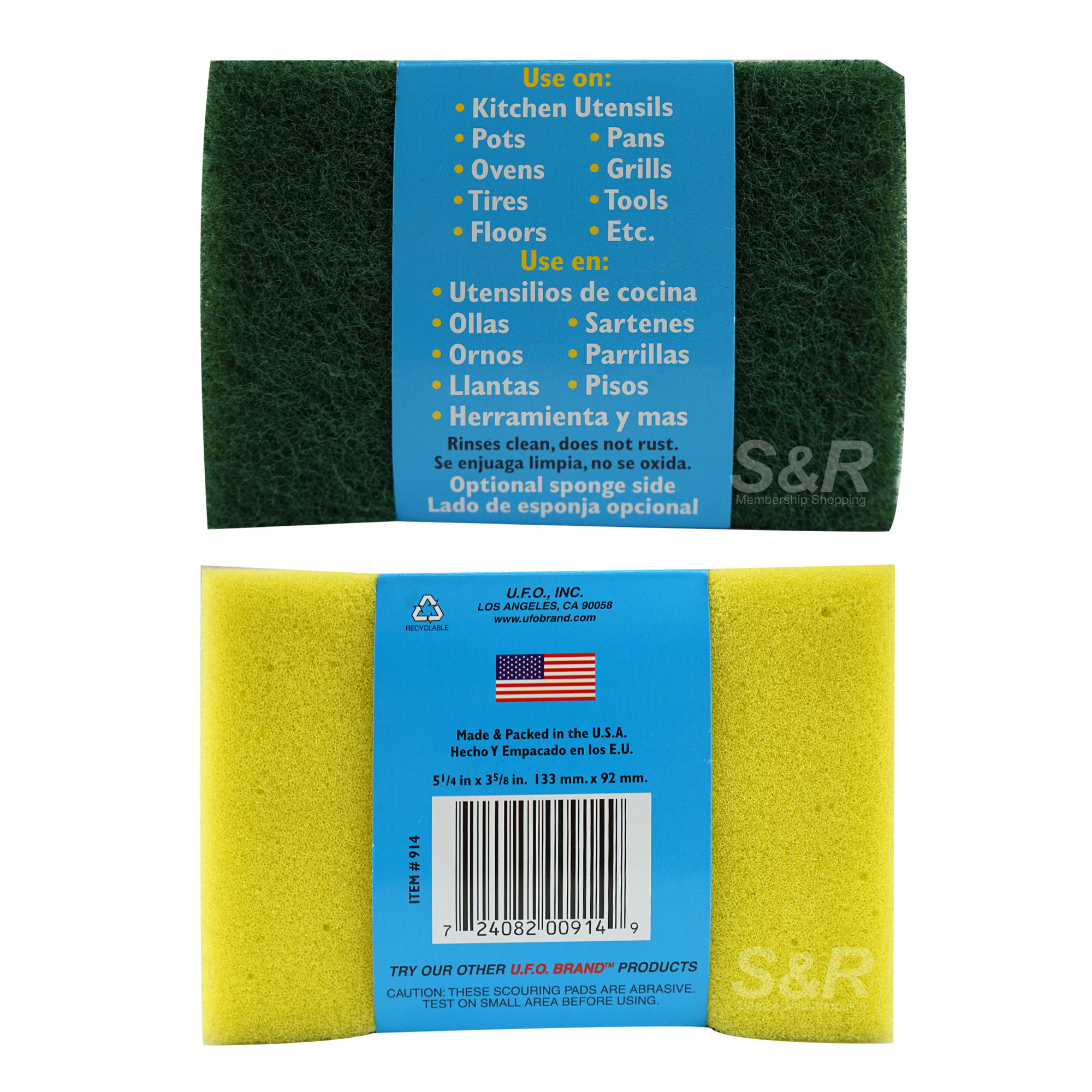 UFO Nylon Sponge Scrubber