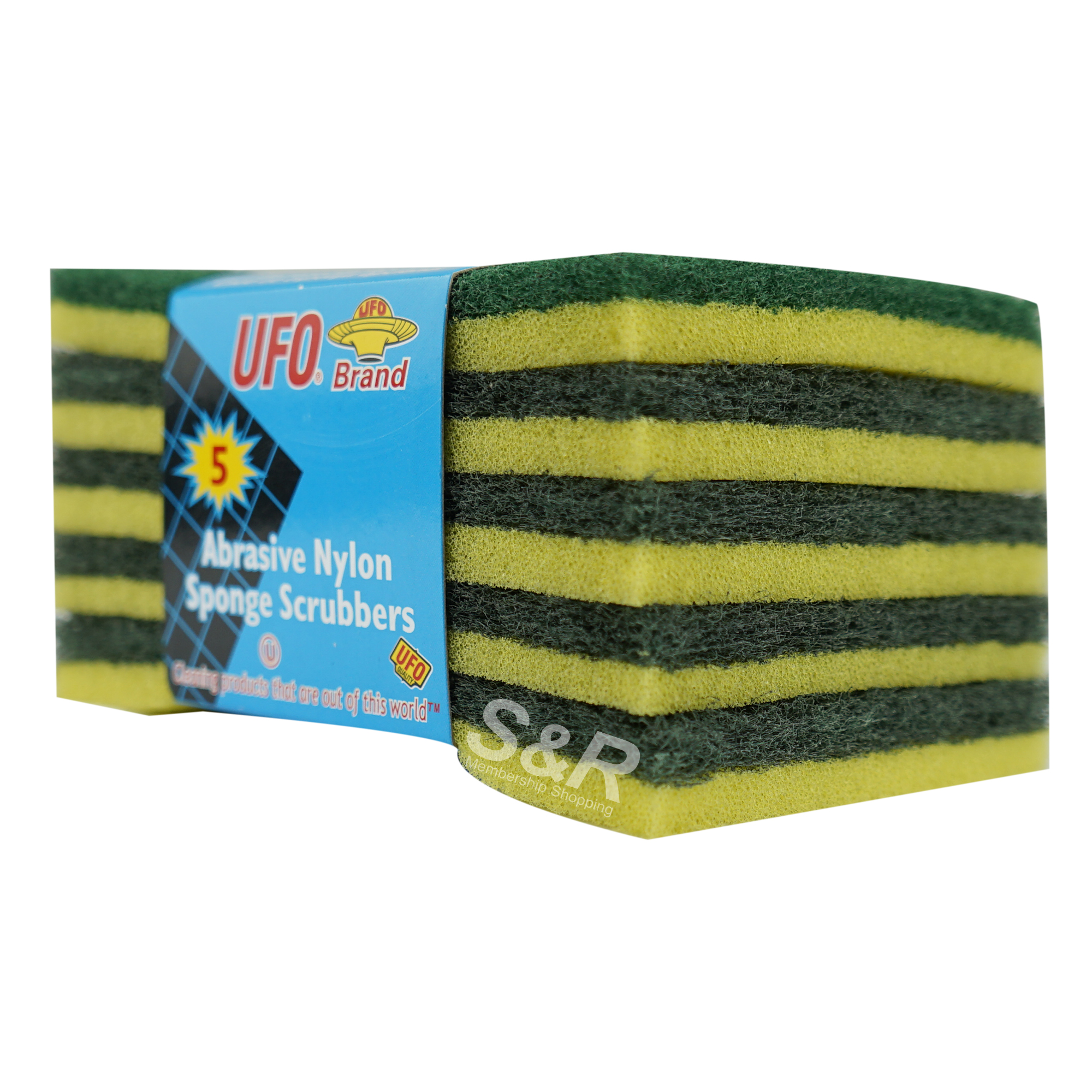 UFO Nylon Sponge Scrubber 5pcs