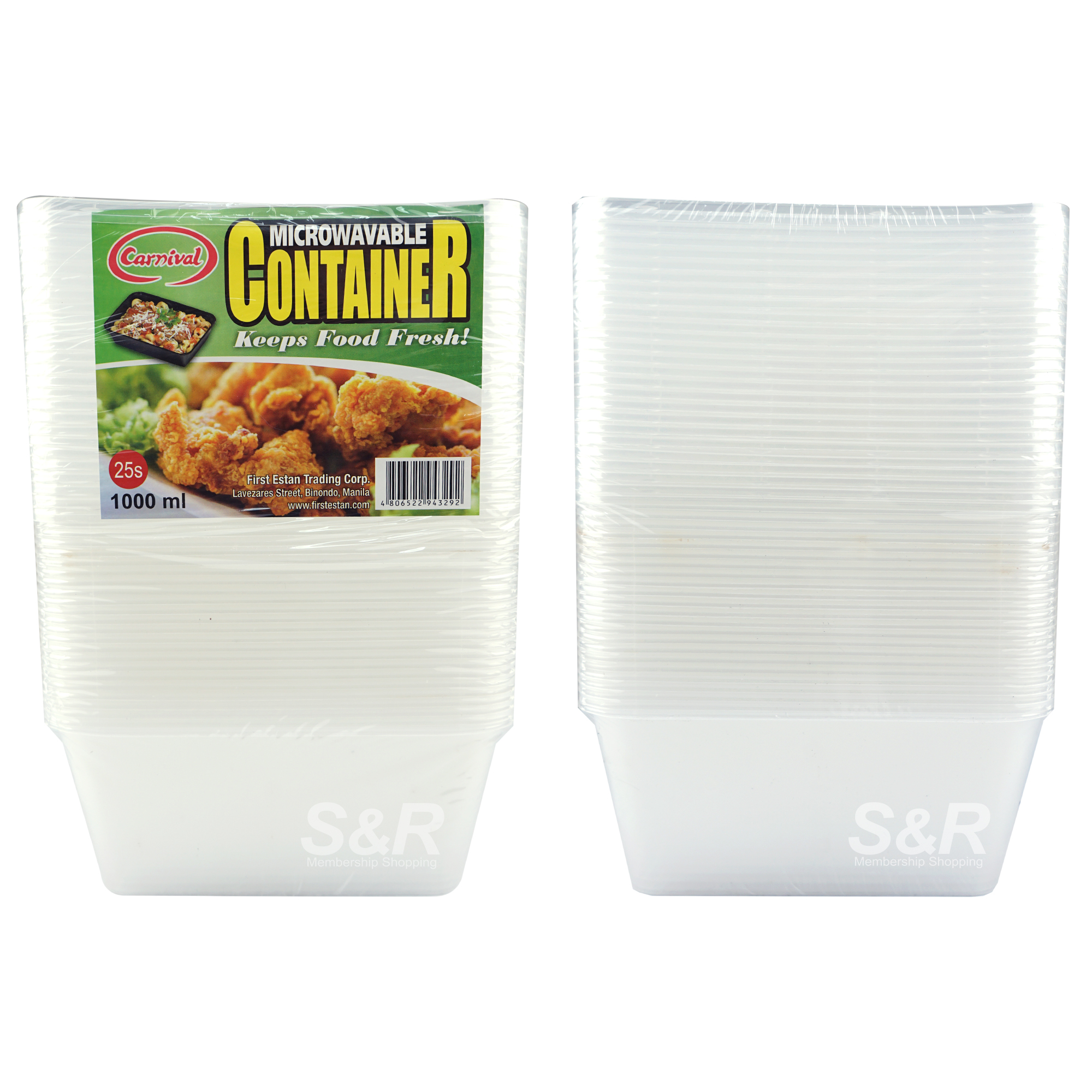 Carnival Microwavable Food Container