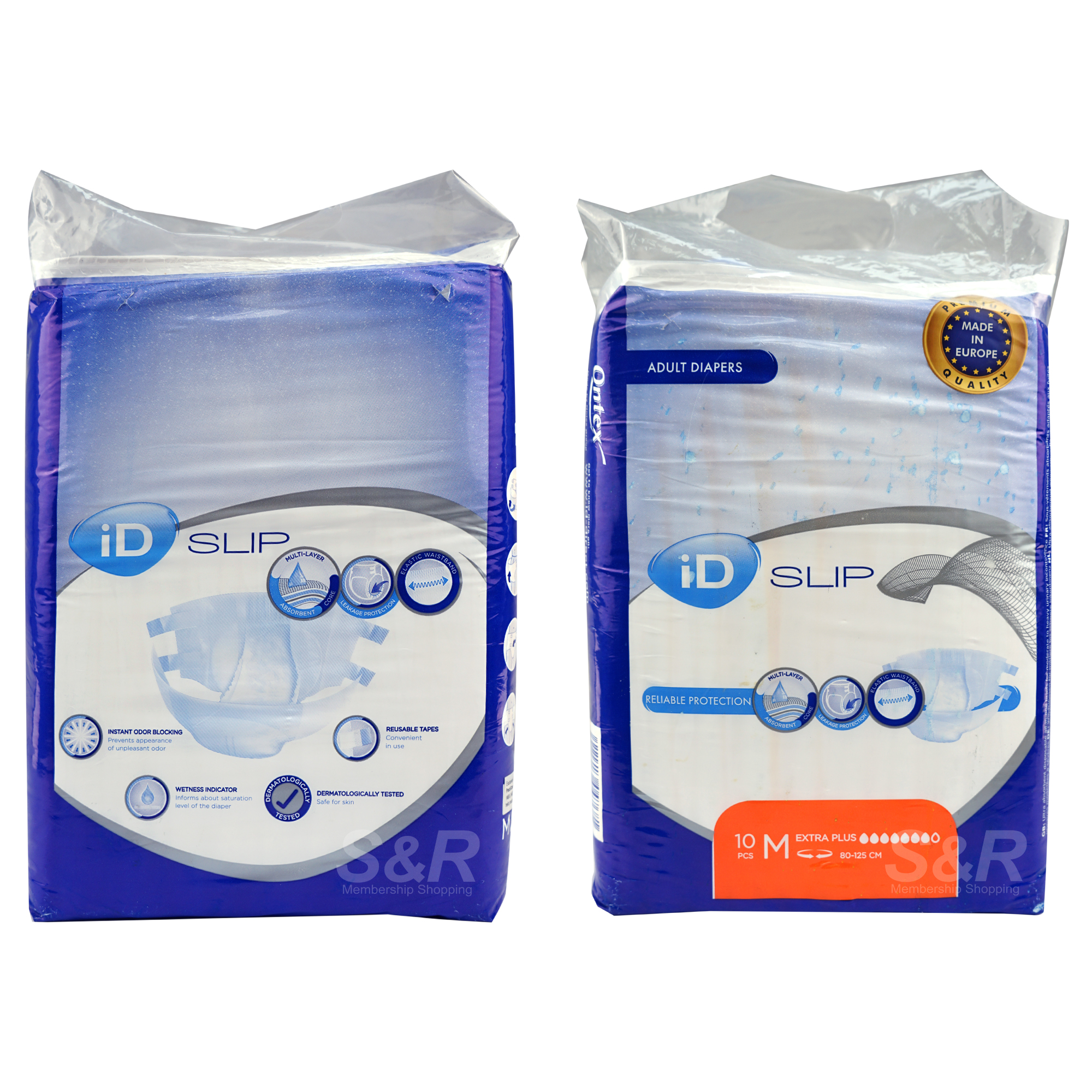 ID Slip Medium-sized Adult Diapers