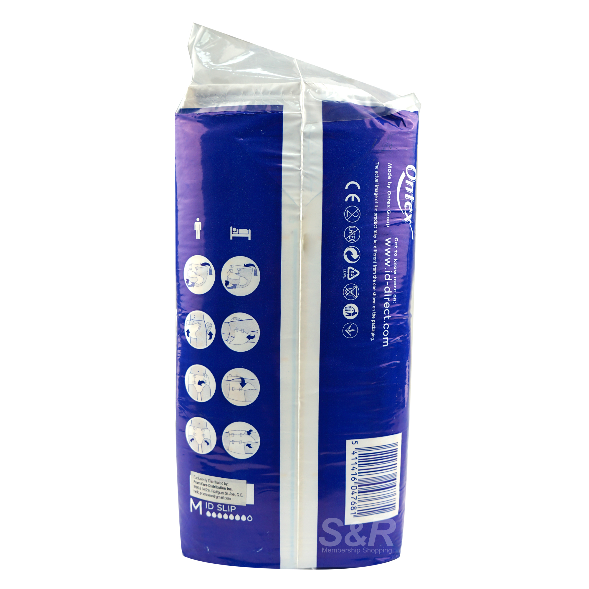 ID Slip Medium-sized Adult Diapers