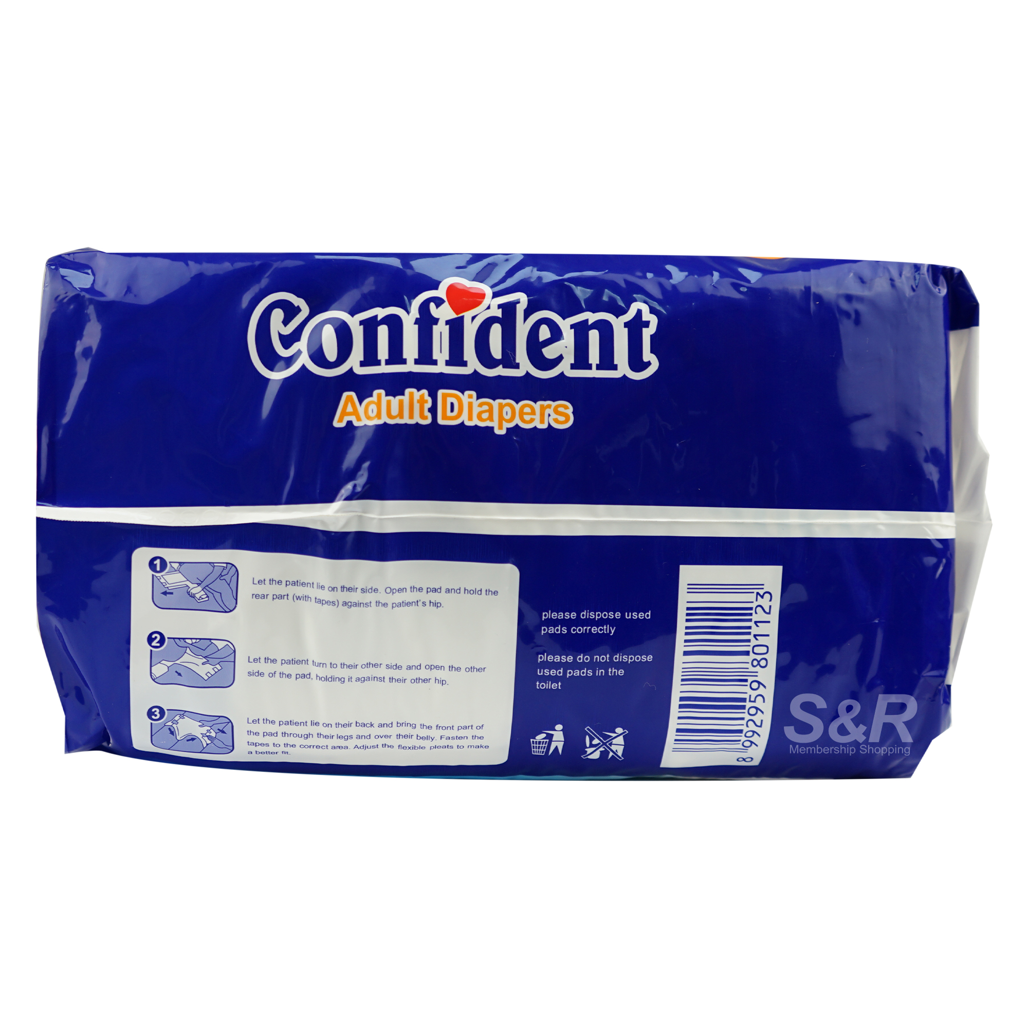 Confident Adult Diapers Medium-sized