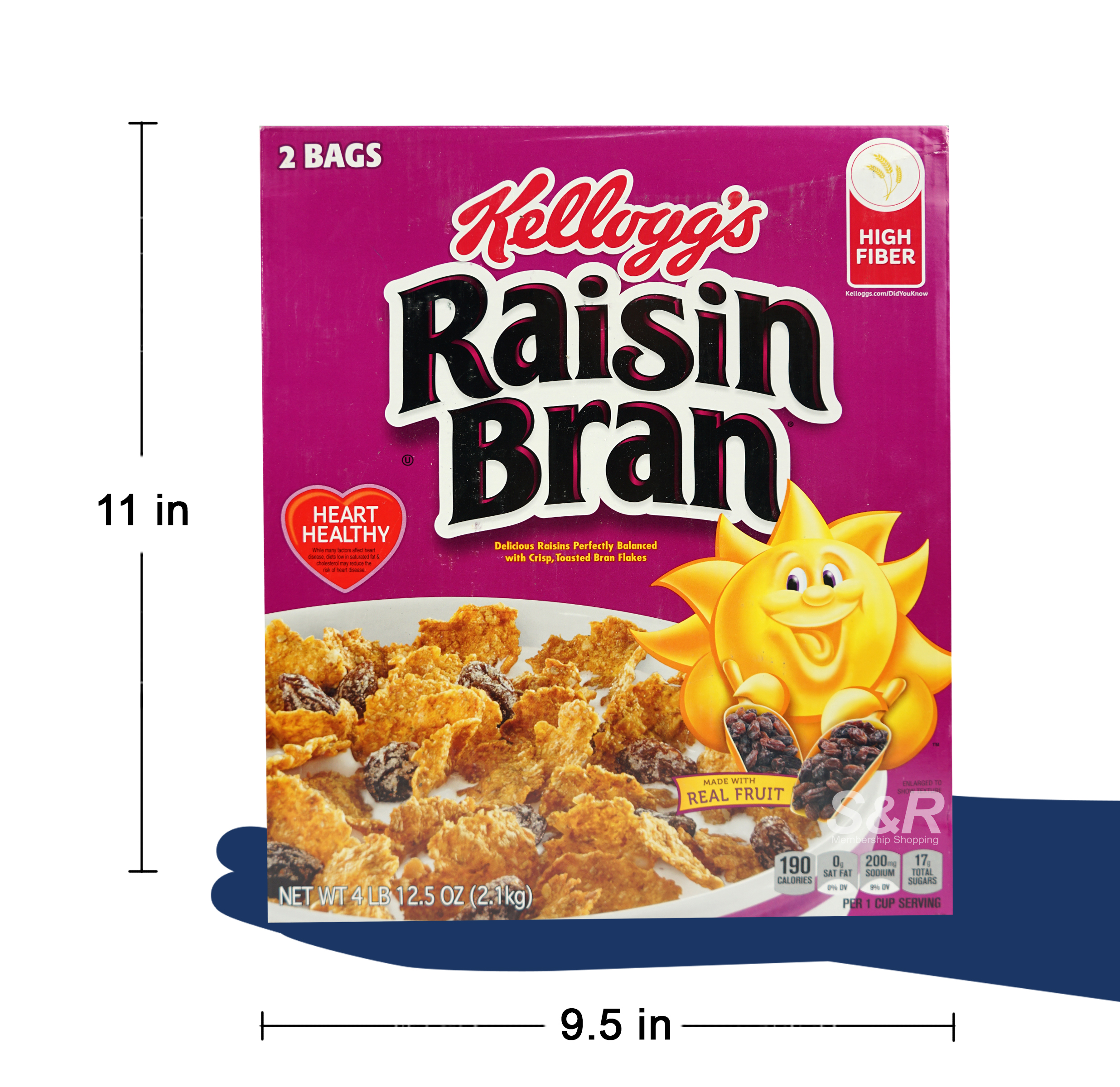 Kellogg's Raisin Bran Toasted Bran Cereals