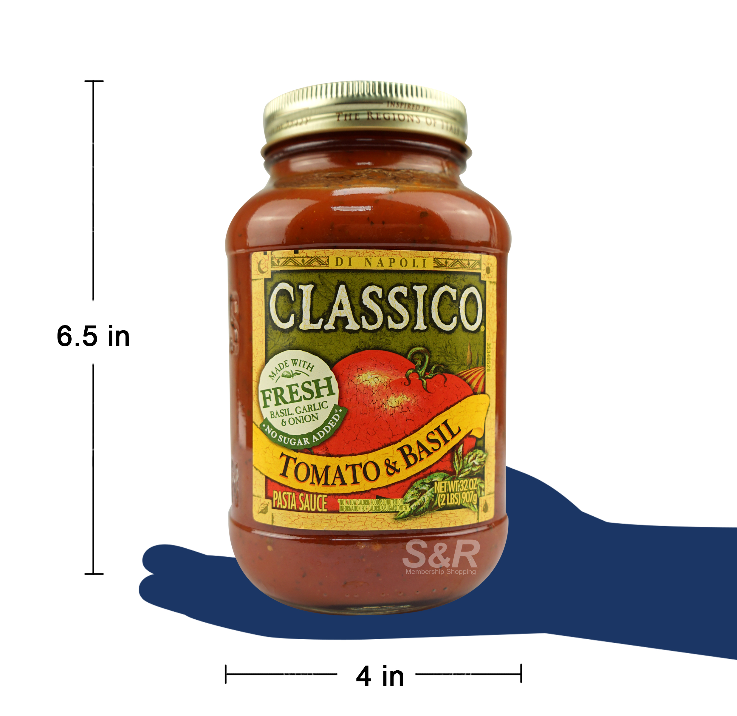 Classico Tomato and Basil Pasta Sauce 907g
