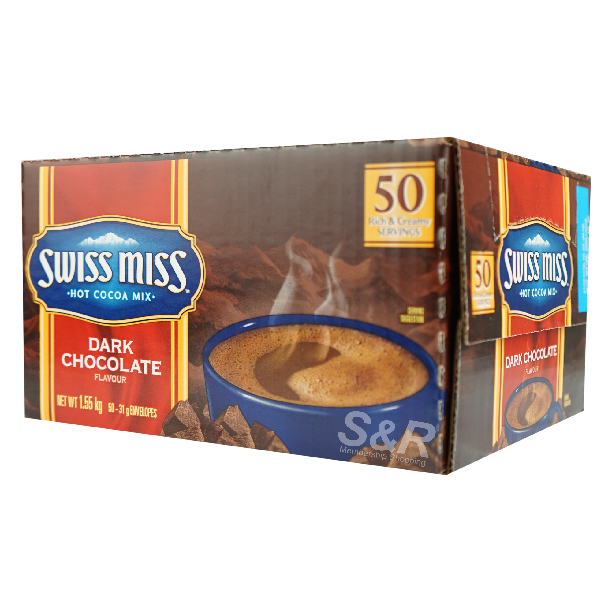 Swiss Miss Dark Chocolate Hot Cocoa Powder Mix