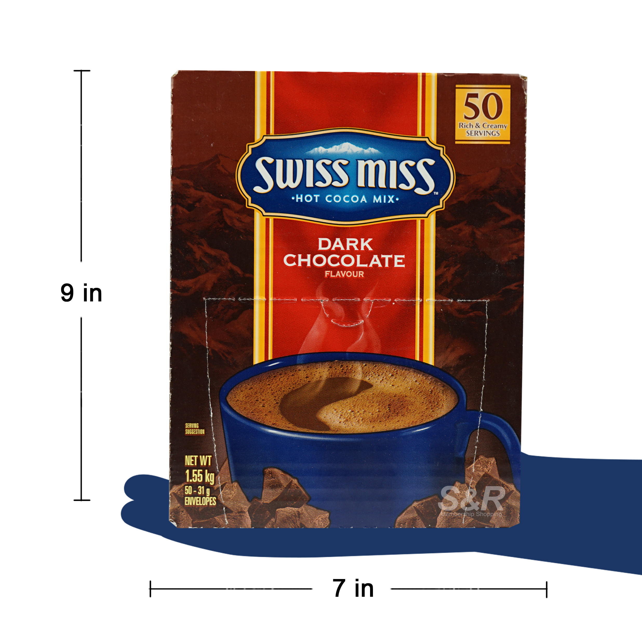 Swiss Miss Dark Chocolate Hot Cocoa Powder Mix