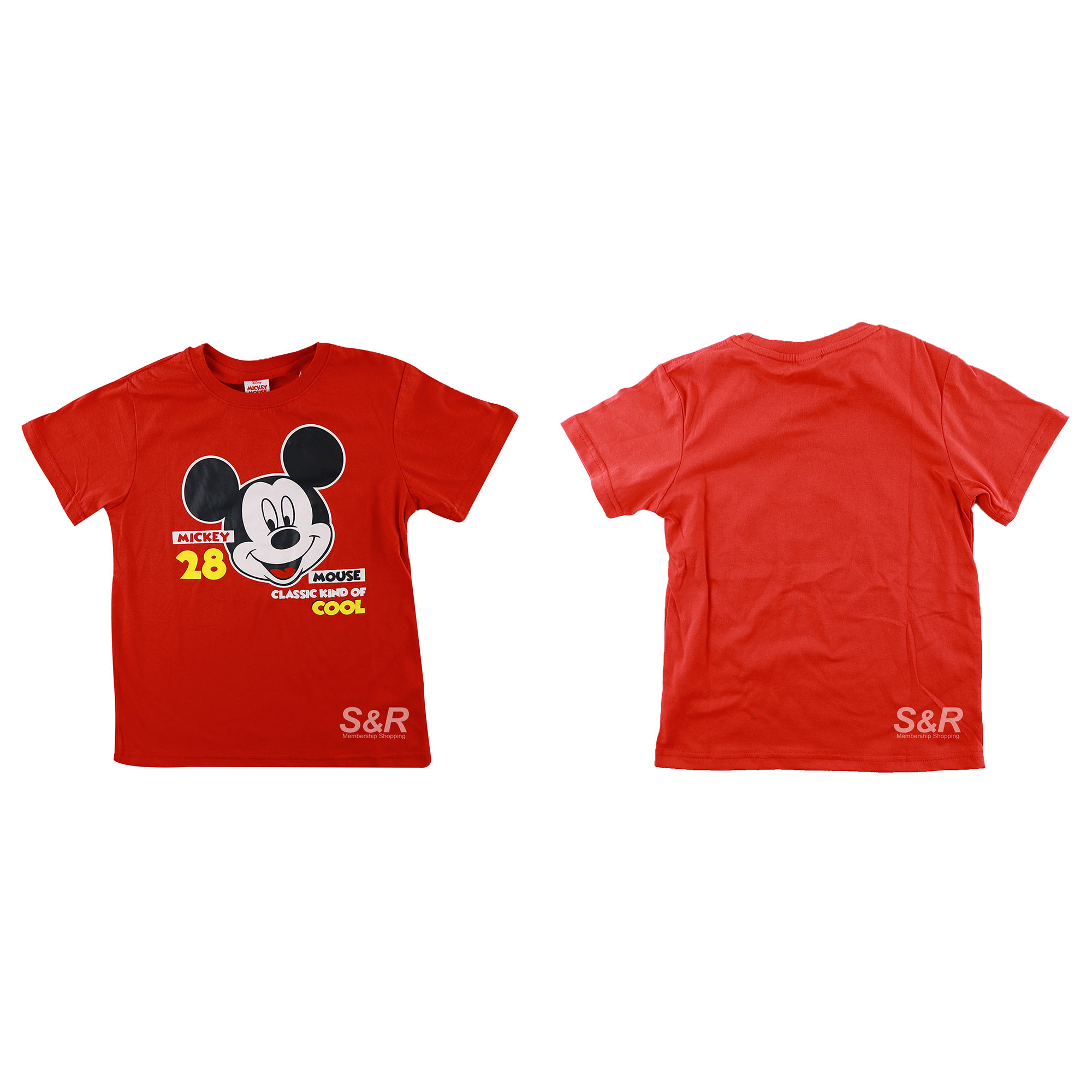 Disney Mickey Mouse Boys Colored Tee shirt