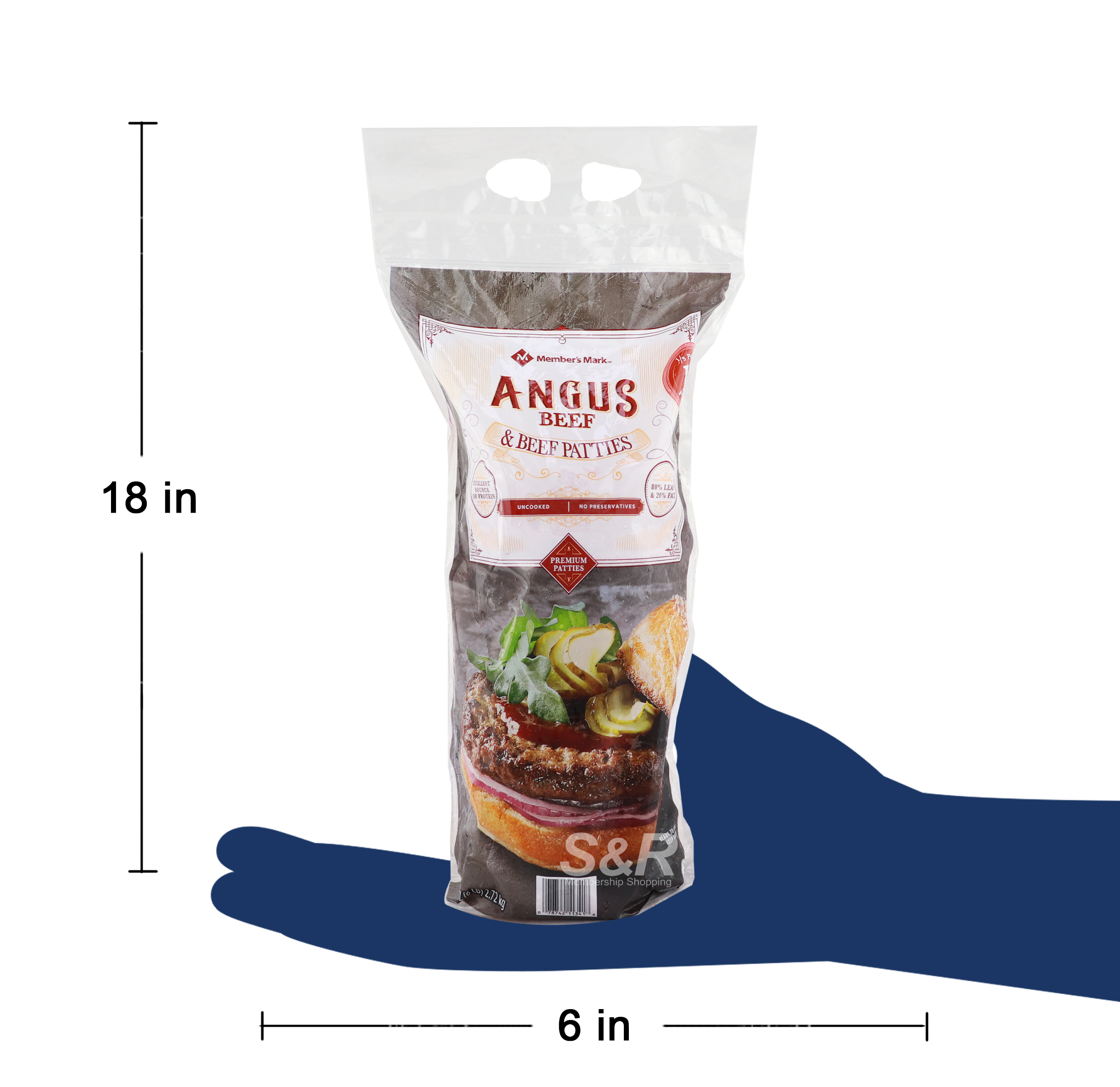 Member's Mark Hamburger Meat 100% Beef 2.4 Kg