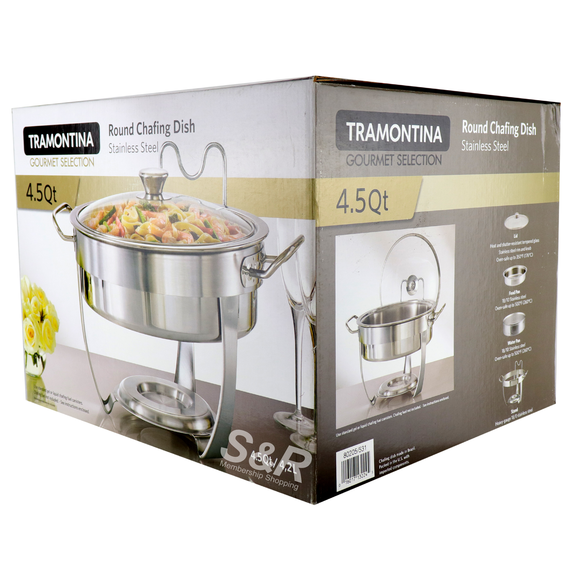 Tramontina Gourmet Selection Round Chafing Dish 1 set