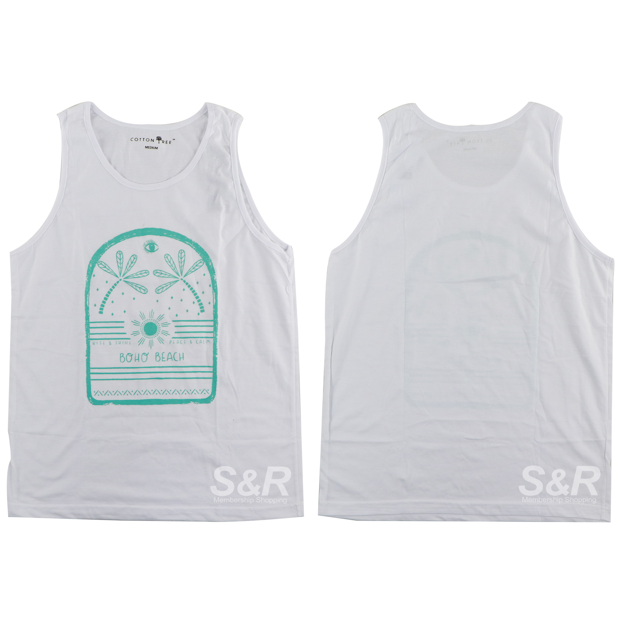 Cotton Tree Men’s Summer Undershirt 1pc